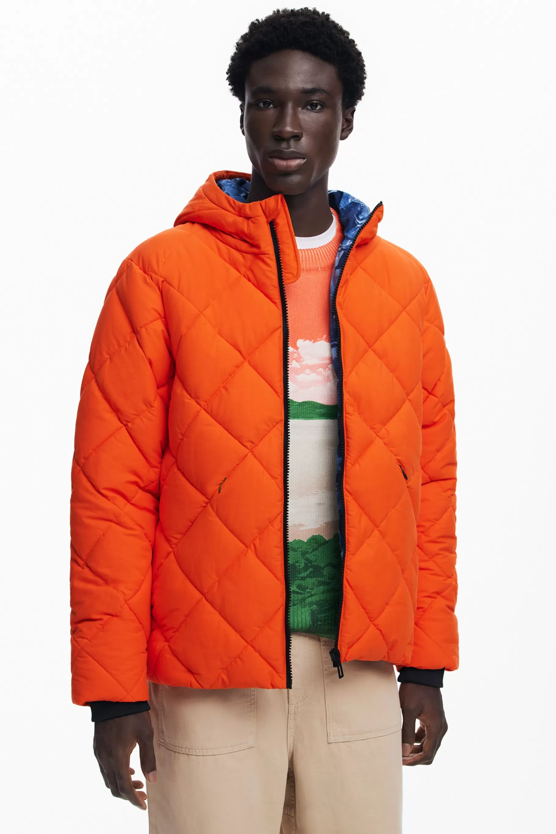 Desigual Abrigo acolchado*Hombre Abrigos Y Chaquetas