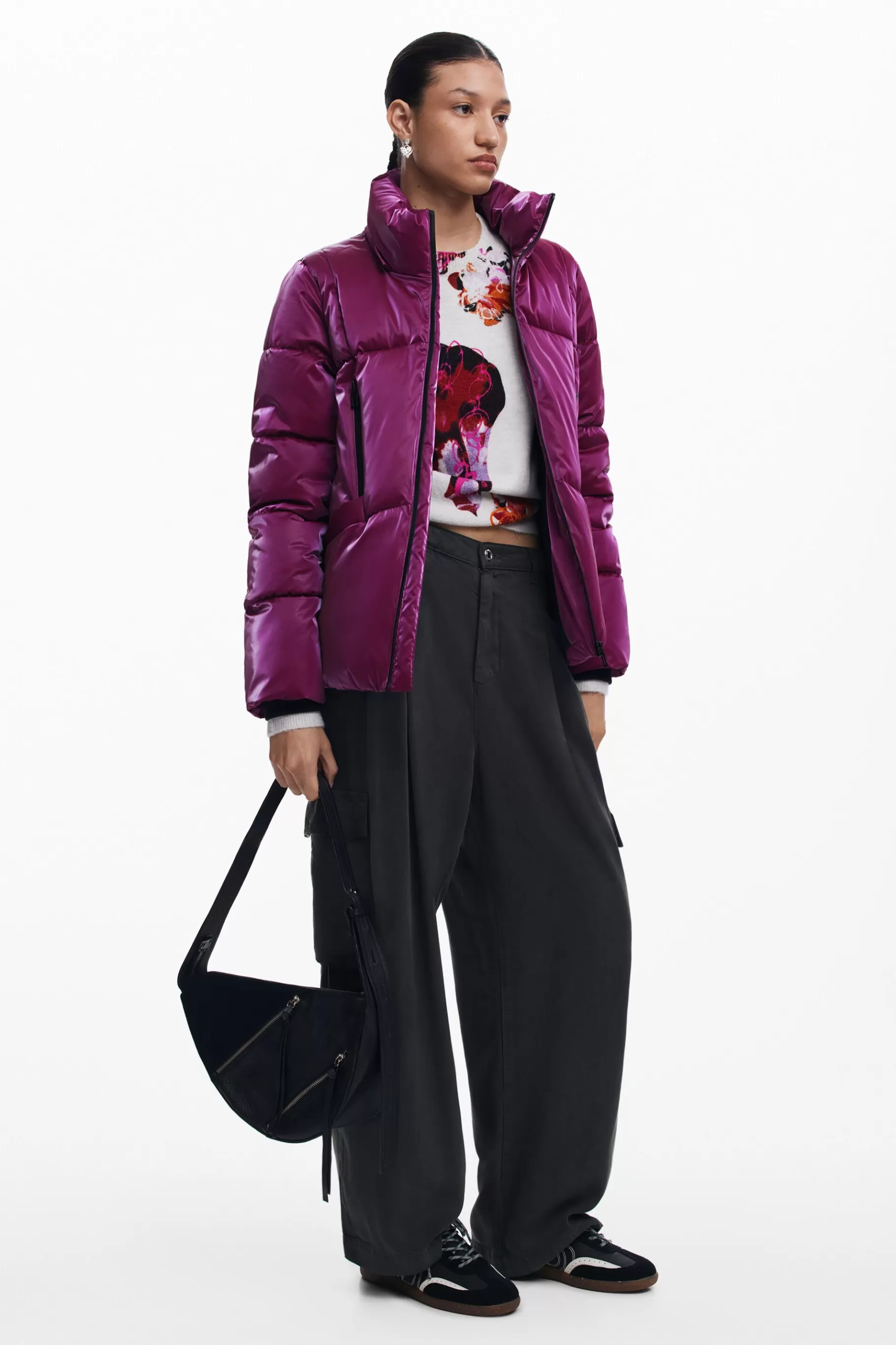 Desigual Abrigo acolchado capucha*Mujer Abrigos Y Chaquetas