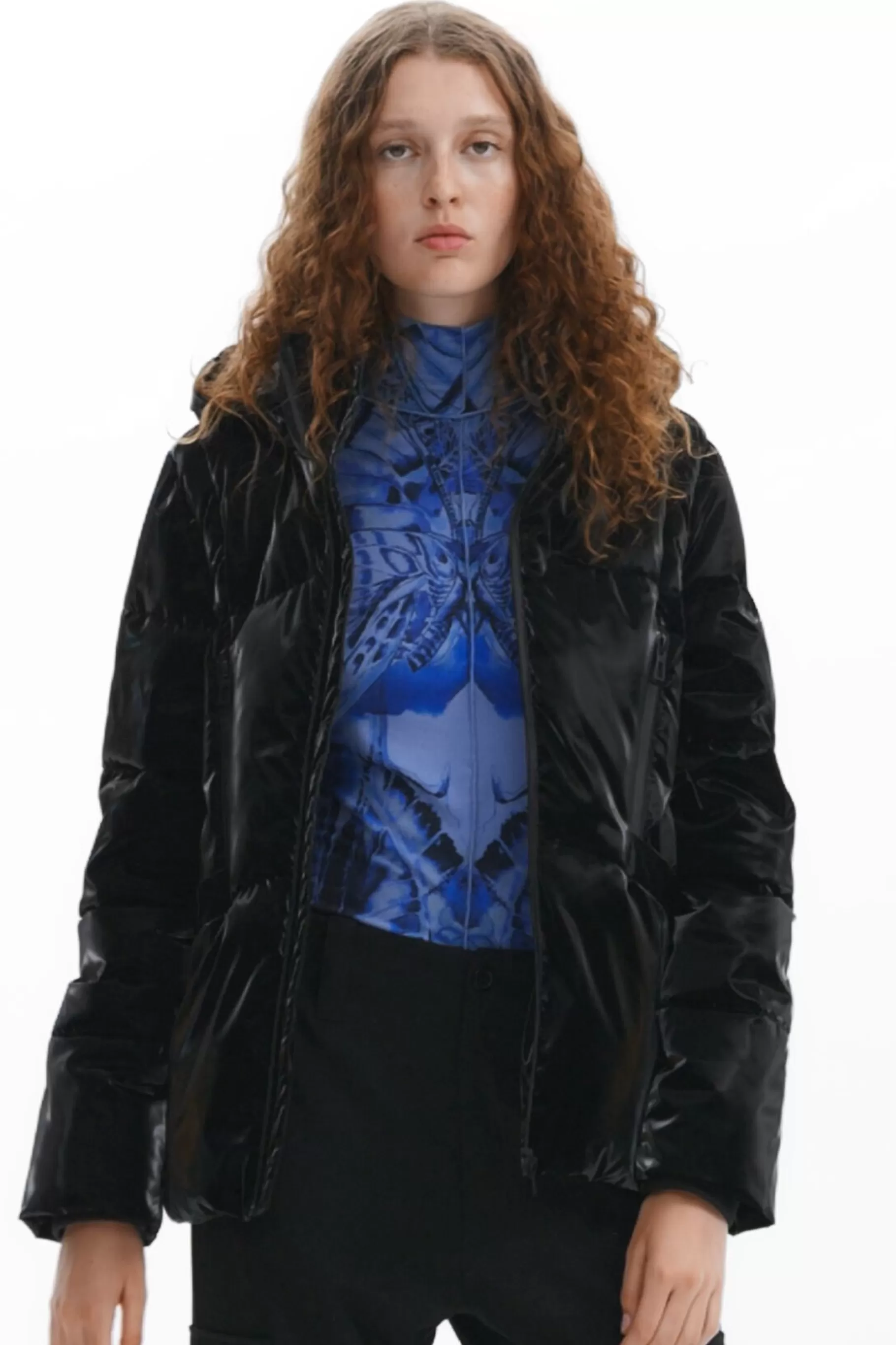 Desigual Abrigo acolchado capucha*Mujer Abrigos Y Chaquetas