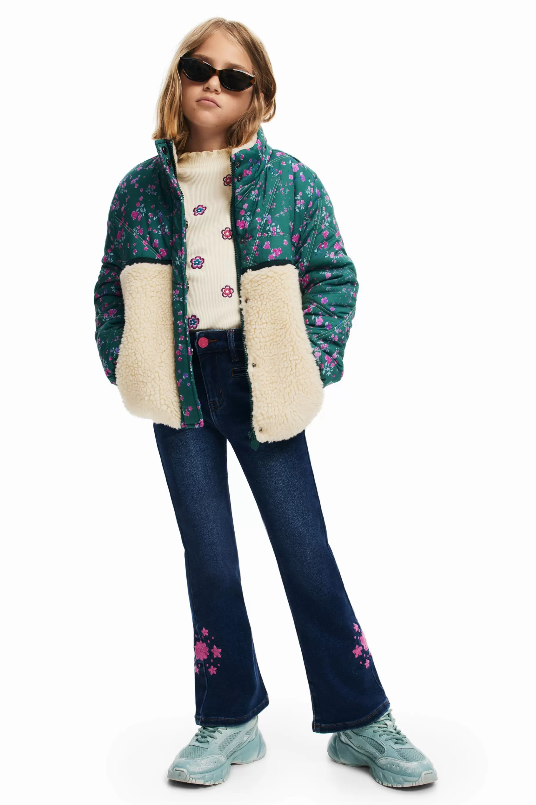 Desigual Abrigo acolchado combinado* Abrigos Y Chaquetas