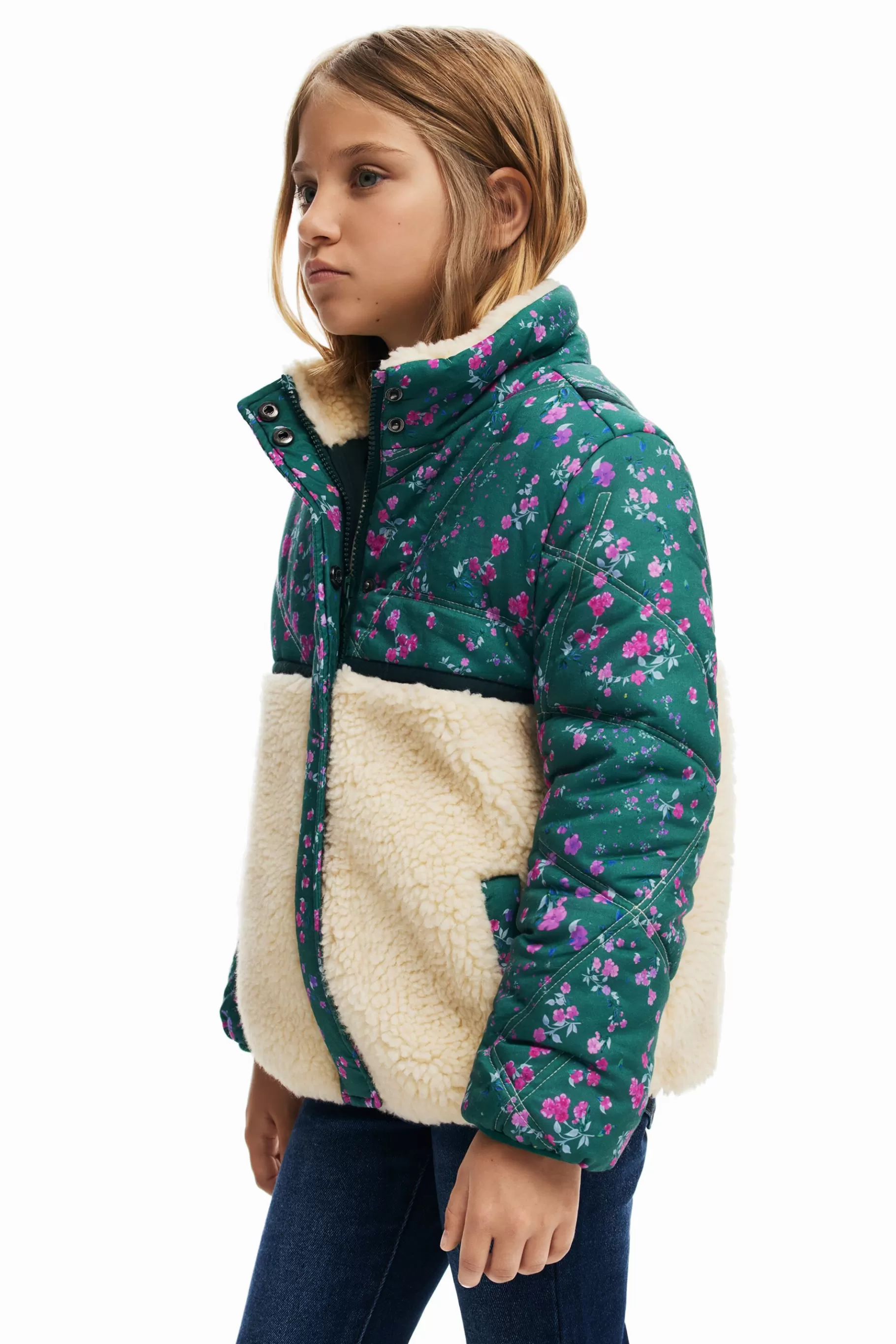 Desigual Abrigo acolchado combinado* Abrigos Y Chaquetas