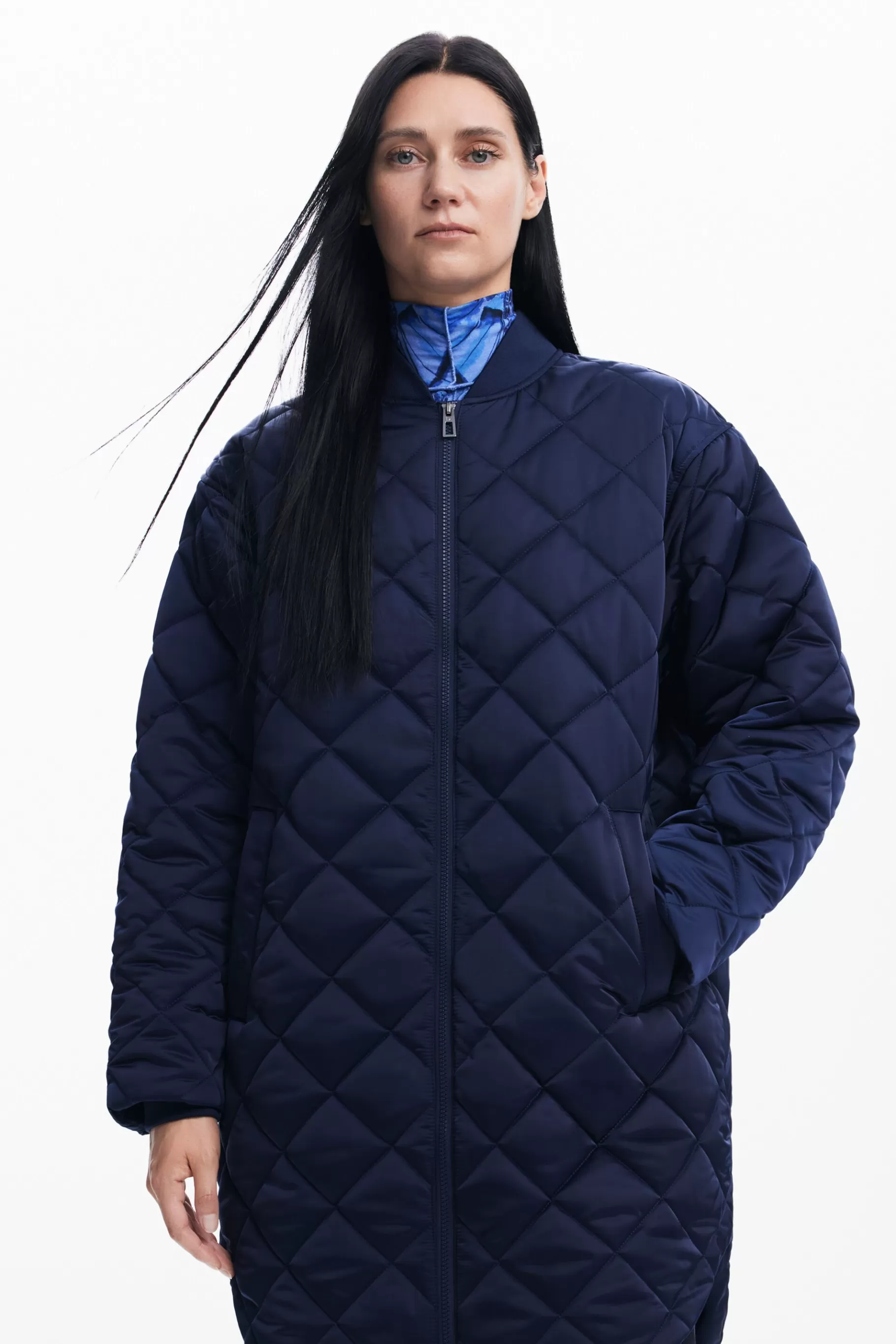 Desigual Abrigo acolchado largo*Mujer Abrigos Y Chaquetas