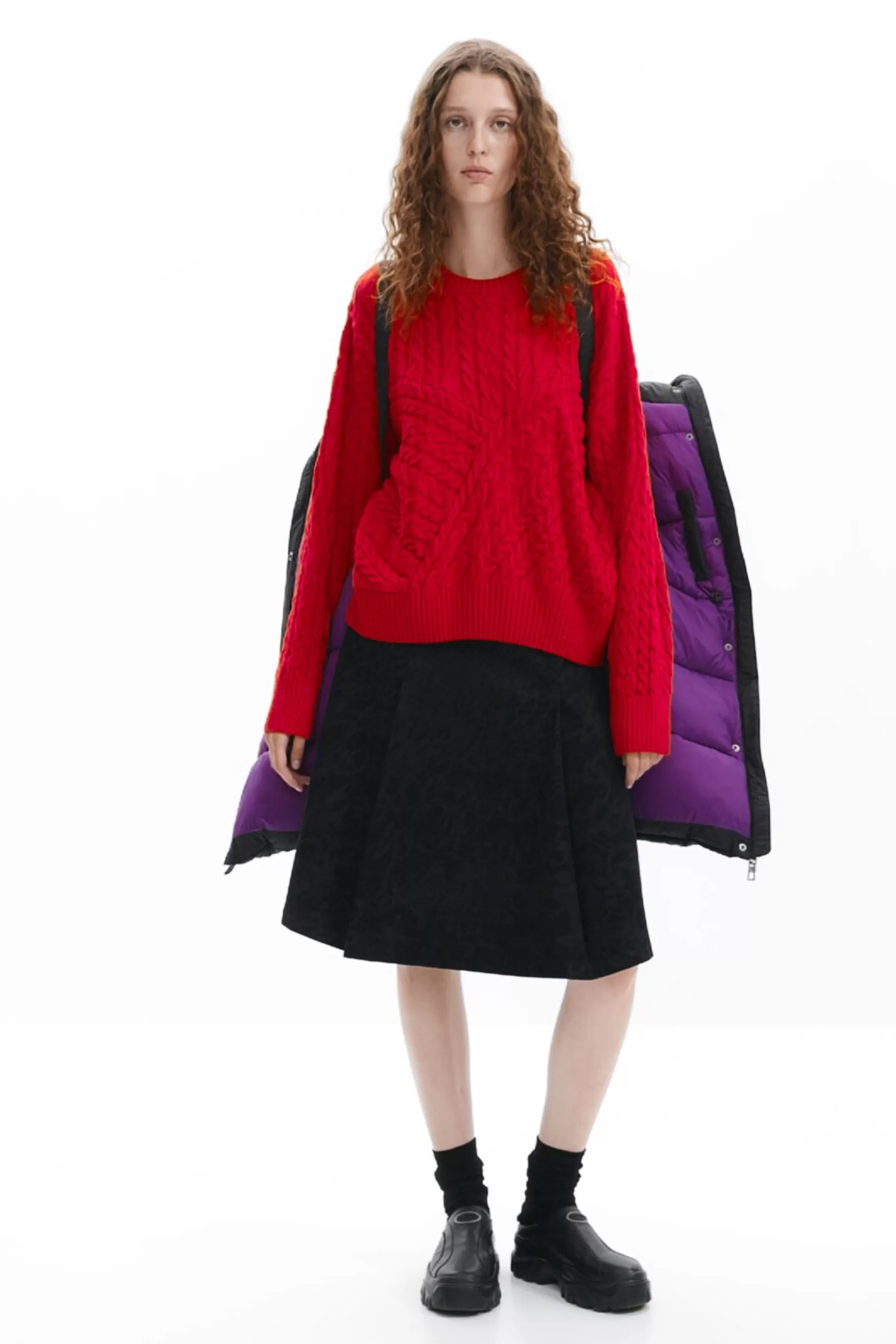 Desigual Abrigo acolchado textura*Mujer Abrigos Y Chaquetas