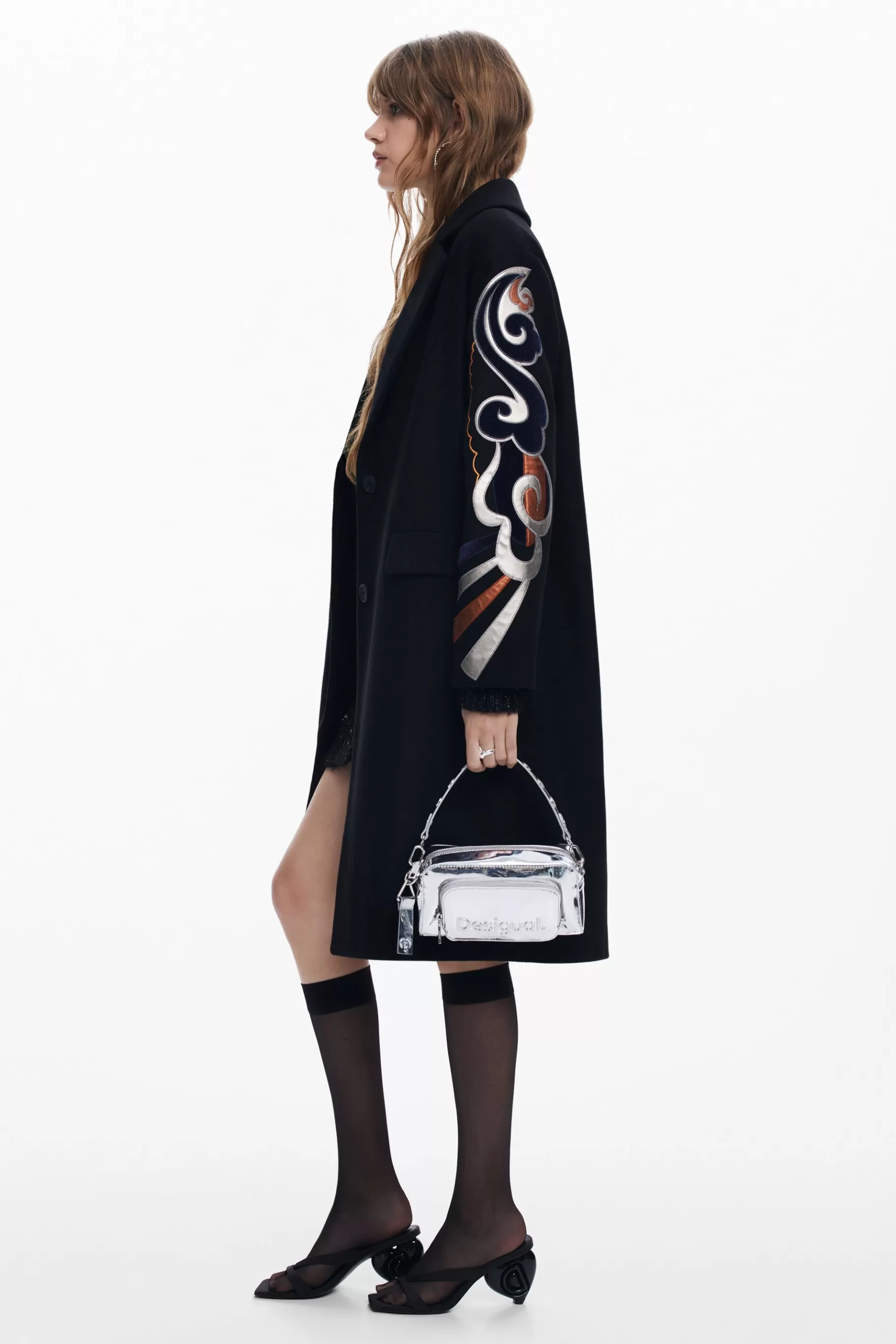 Desigual Abrigo mangas estampadas*Mujer Abrigos Y Chaquetas