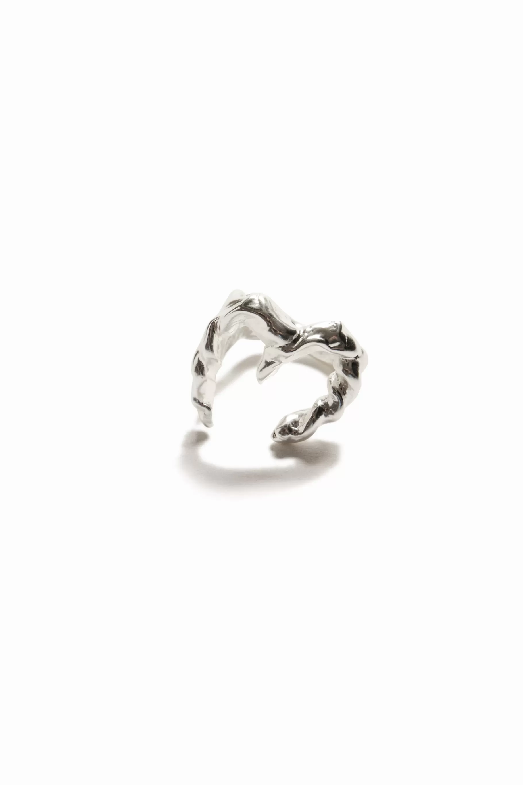 Desigual Anillo letra M baño plata Zalio*Mujer Joyería