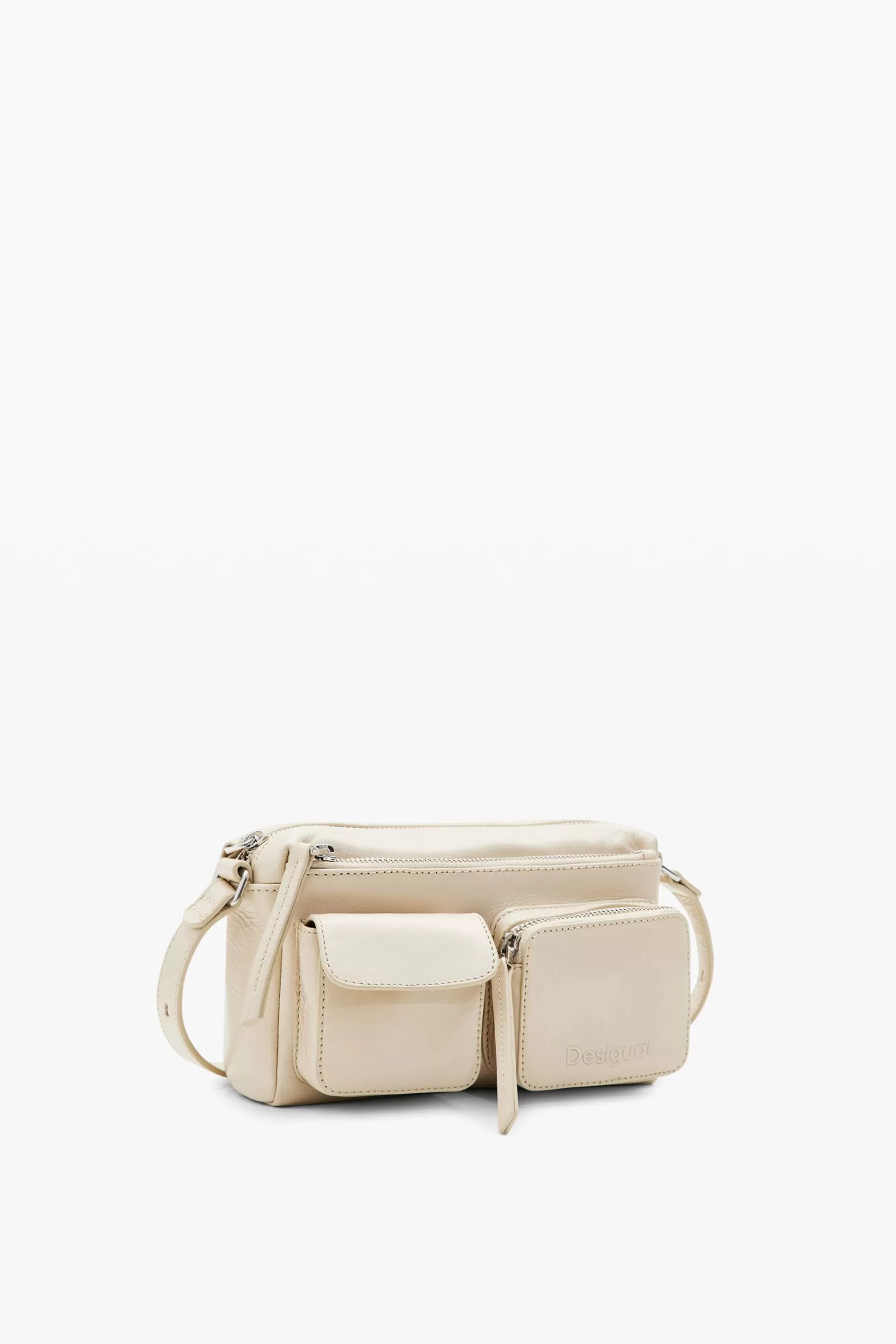 Desigual Bandolera pequeña piel bolsillos*Mujer Bolsos | Bolsos De Piel