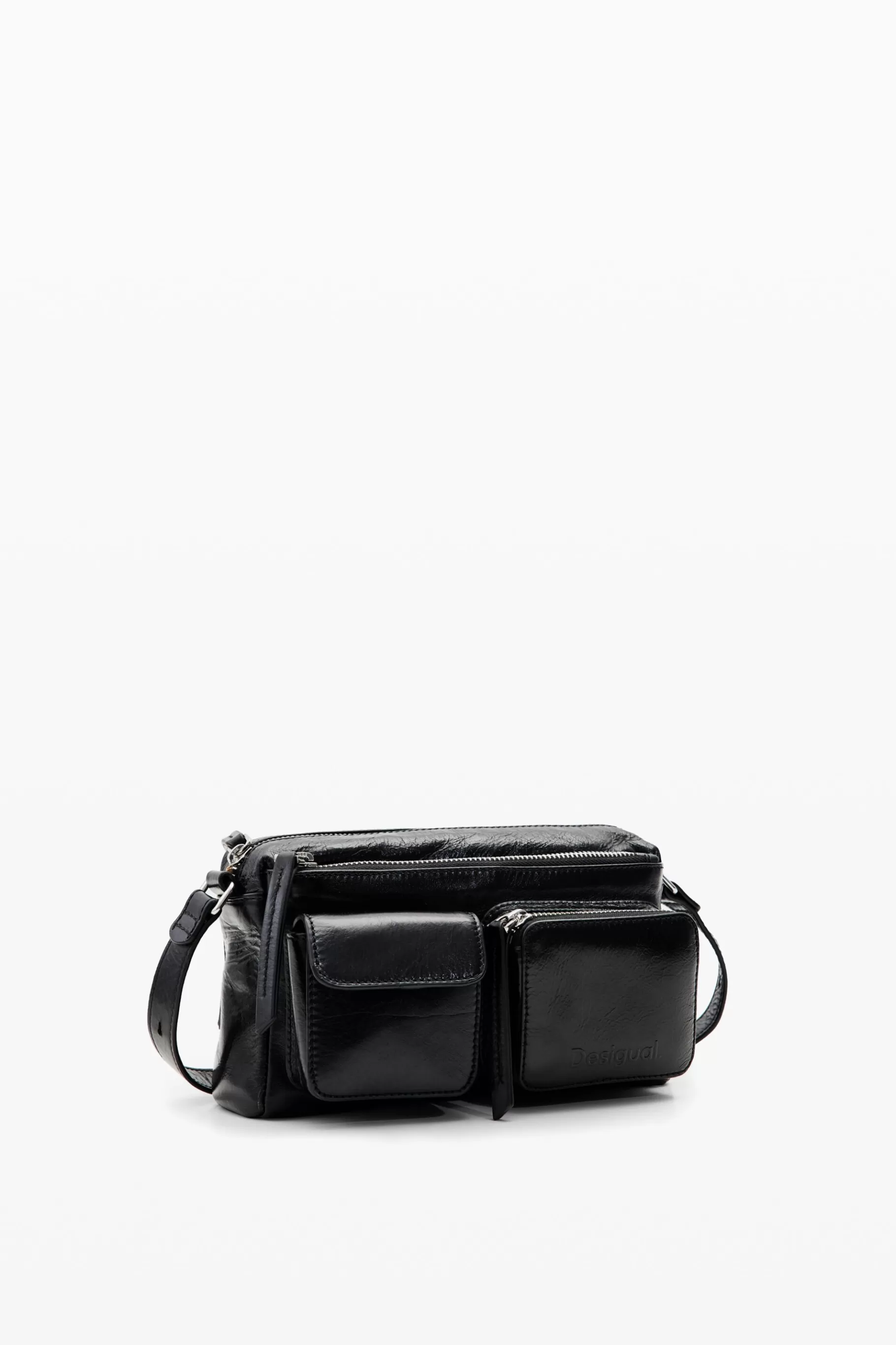 Desigual Bandolera piel S bolsillos*Mujer Bolsos | Bolsos De Piel