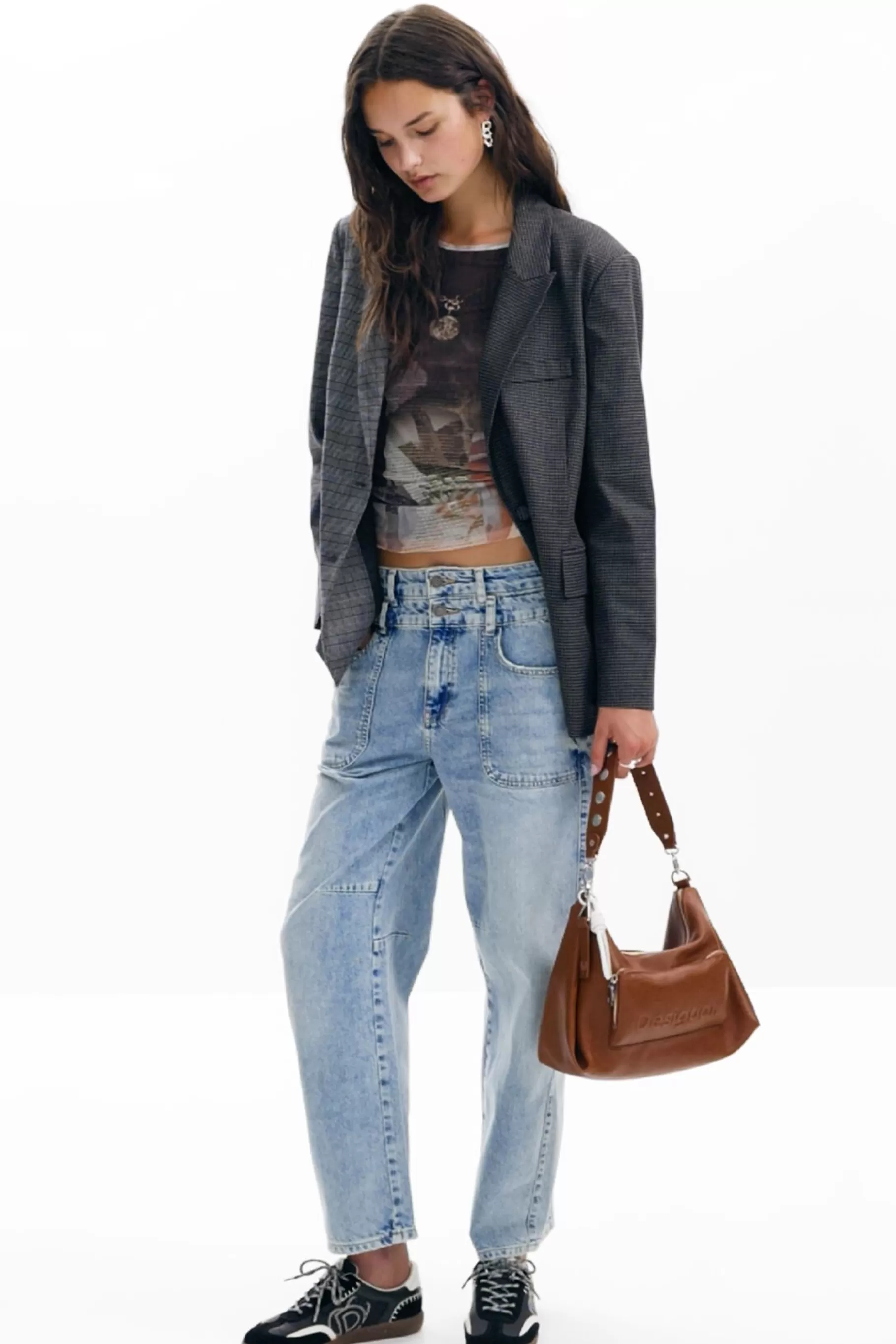 Desigual Blazer asimétrica*Mujer Abrigos Y Chaquetas