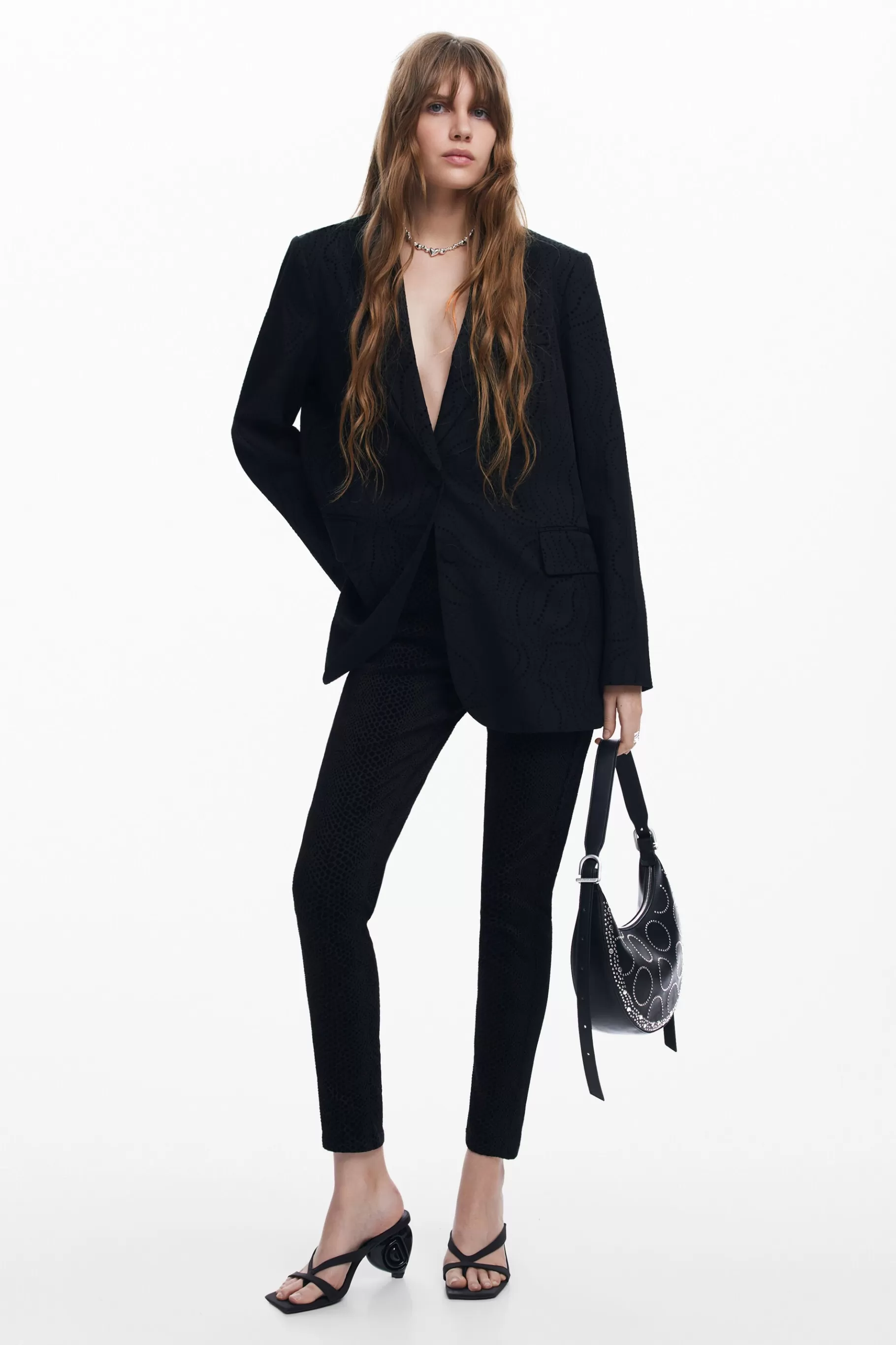 Desigual Blazer troquelada*Mujer Abrigos Y Chaquetas