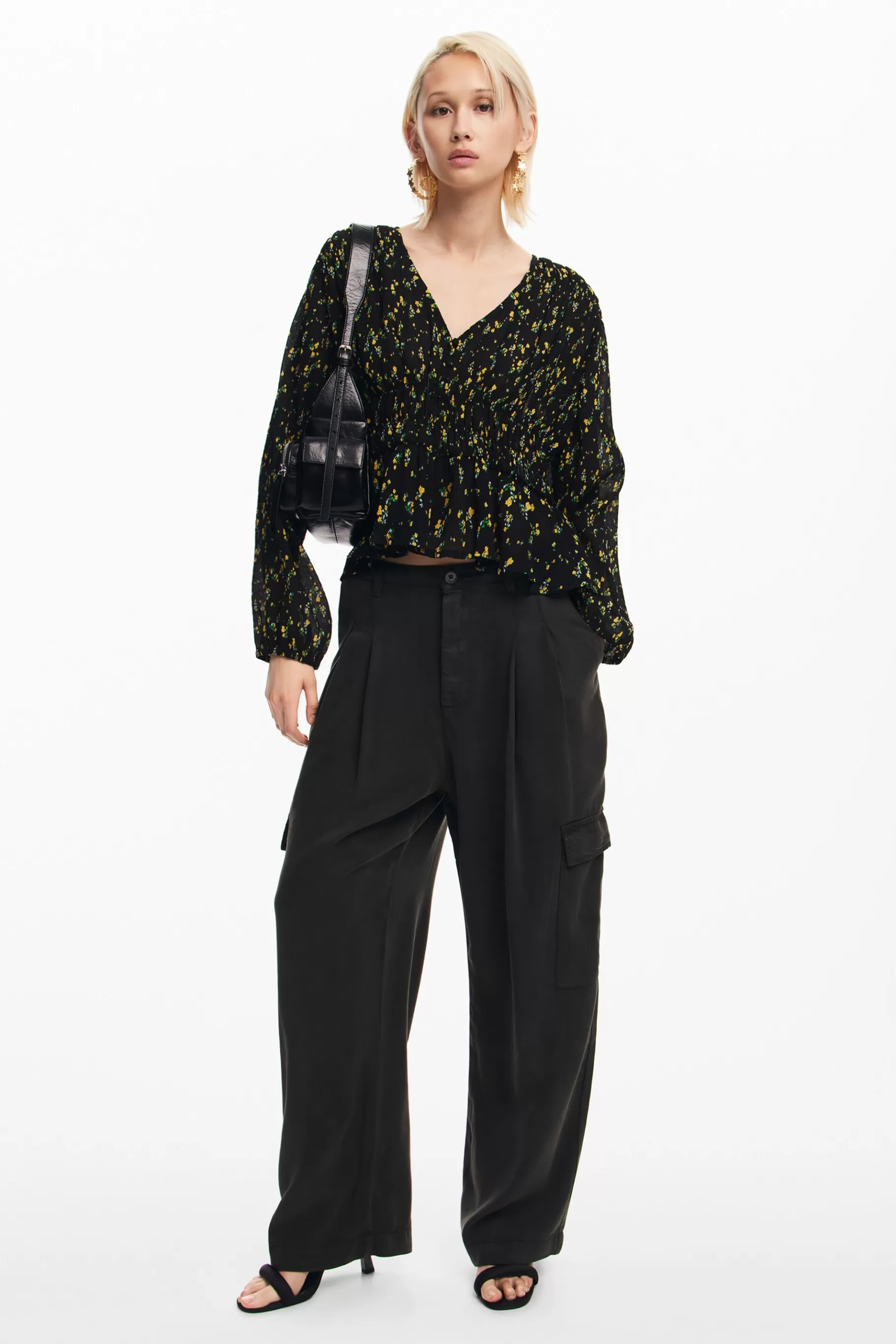 Desigual Blusa estampado flores*Mujer Camisas Y Blusas