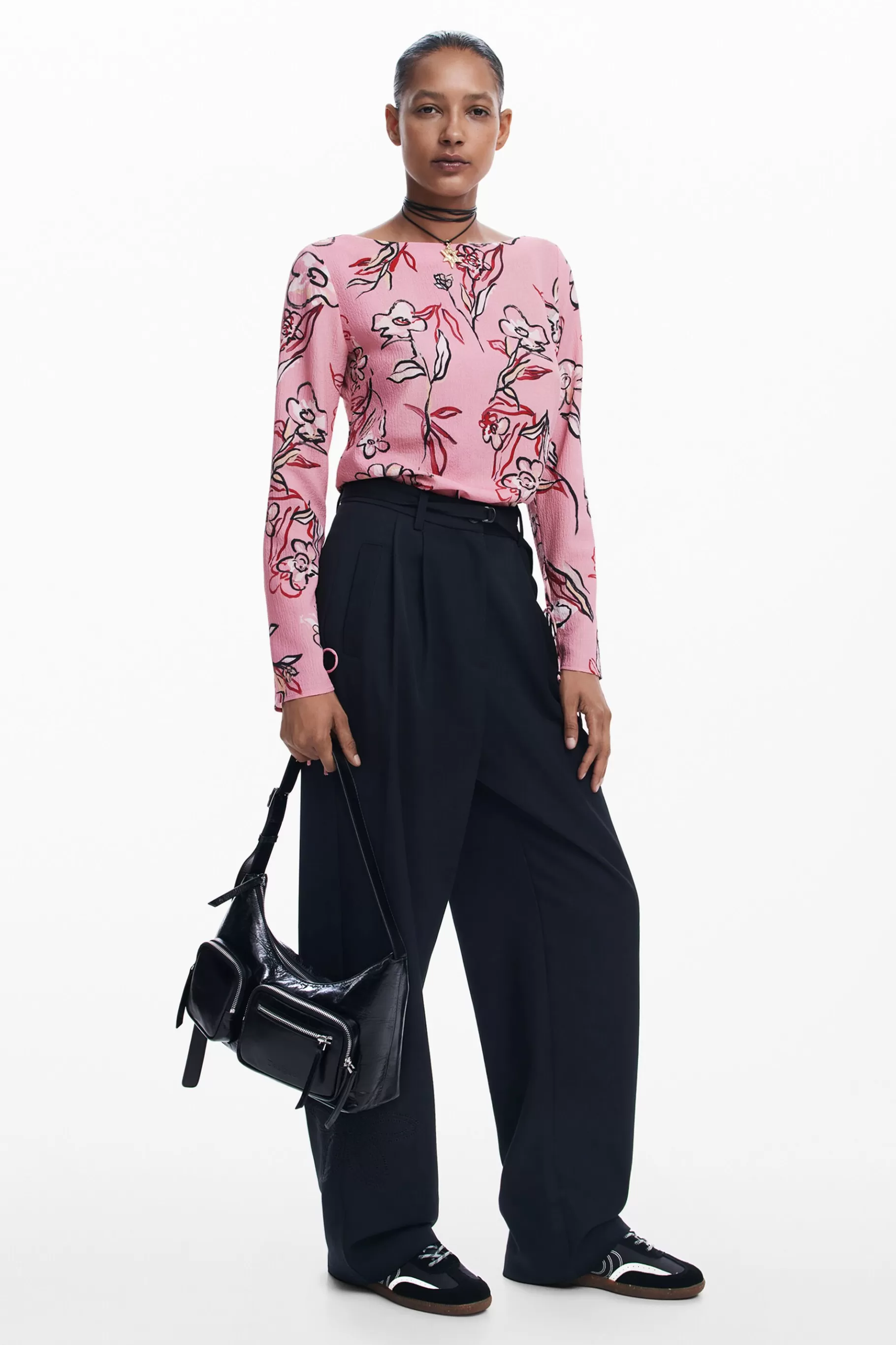Desigual Blusa flores*Mujer Camisas Y Blusas