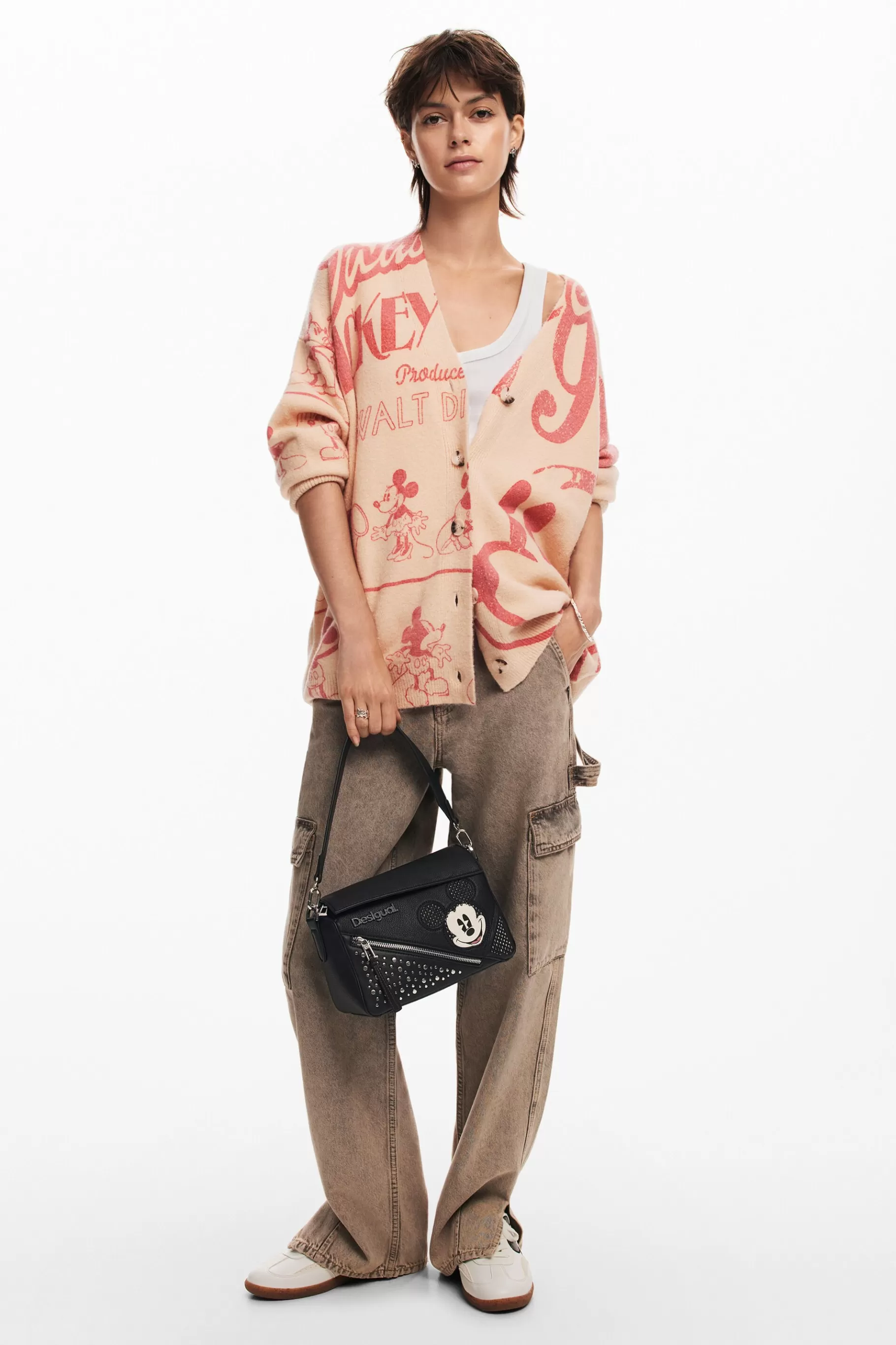 Desigual Bolso bandolera Mickey Mouse*Mujer Bolsos