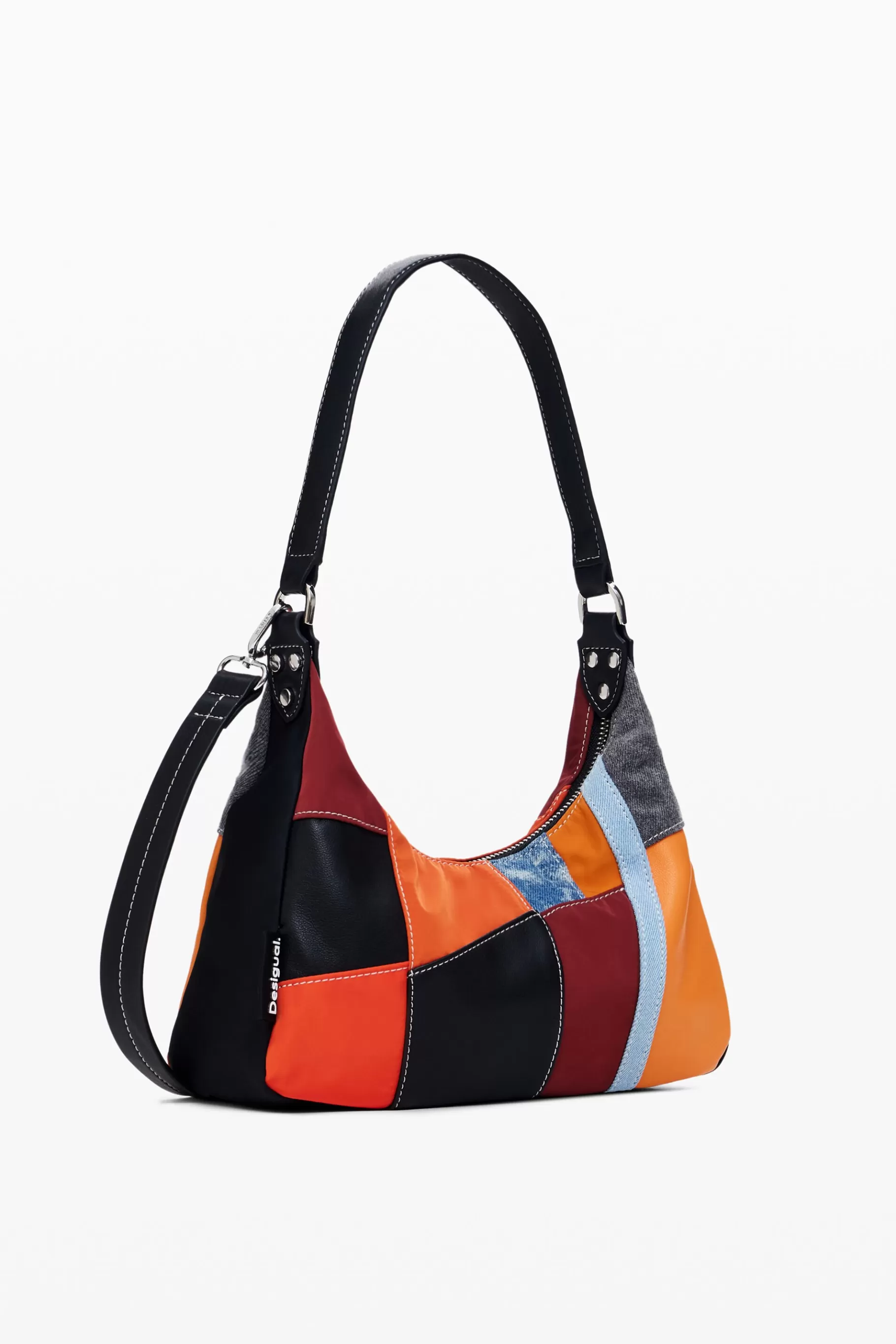 Desigual Bolso de hombro patch texturas*Mujer Bolsos