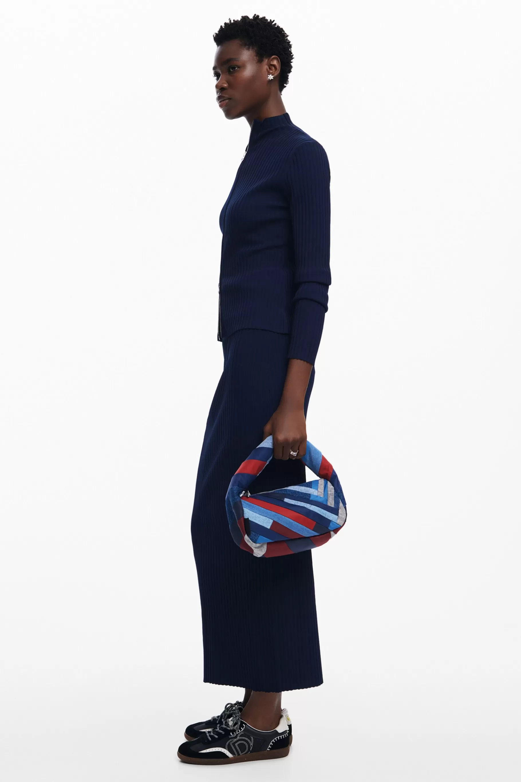 Desigual Bolso denim rayas*Mujer Bolsos