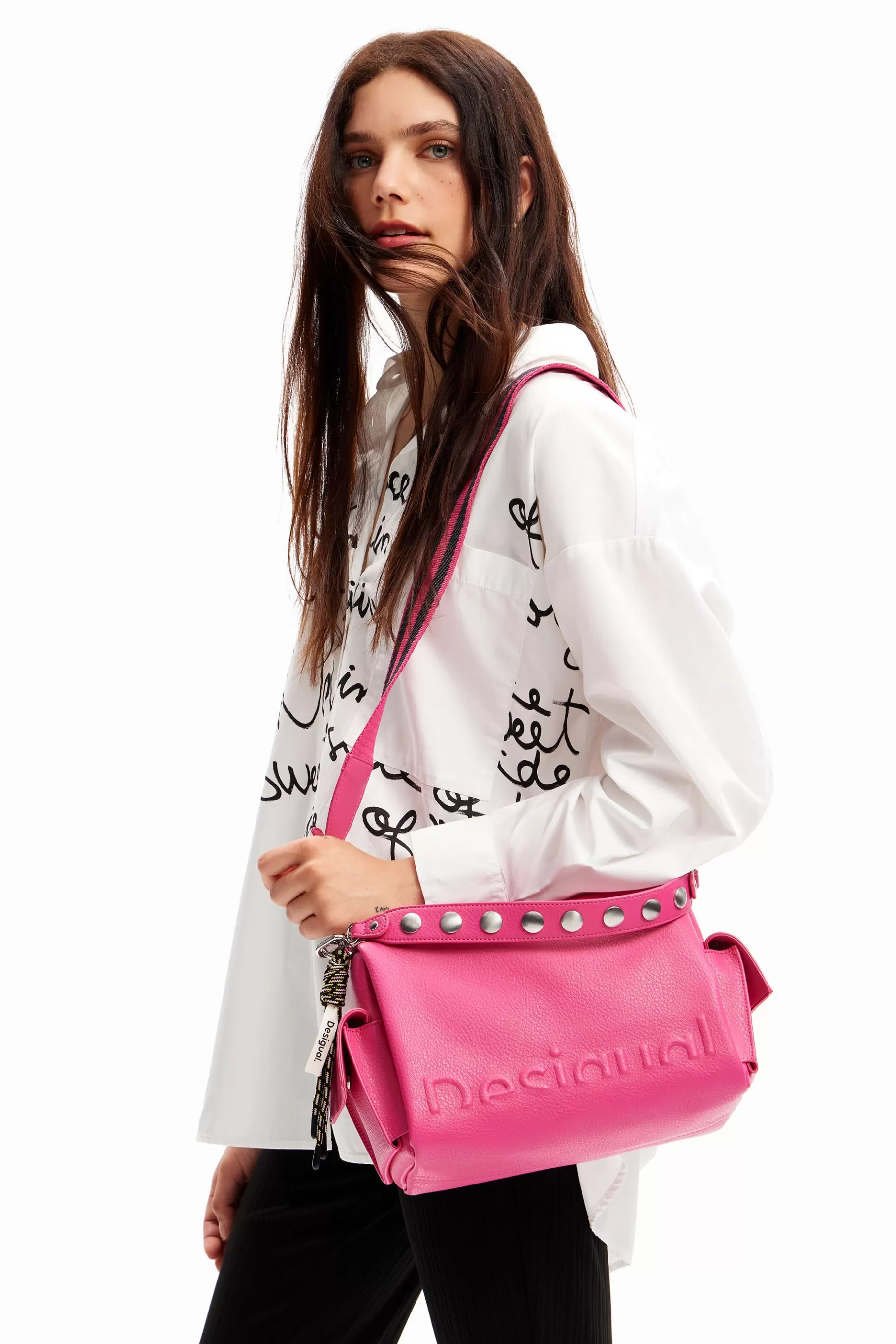 Desigual Bolso mediano Half logo*Mujer Bolsos
