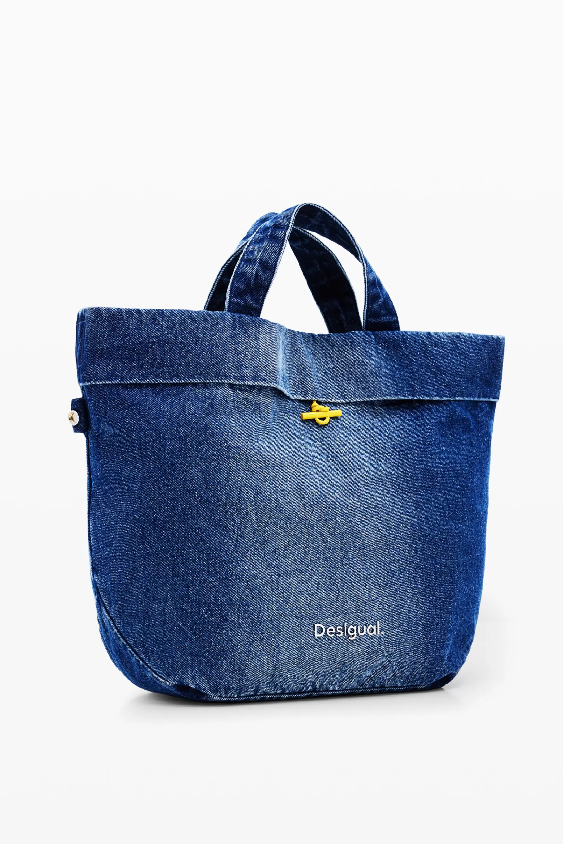 Desigual Bolso shopper L reversible denim*Mujer Bolsos | Bolsos Shopper