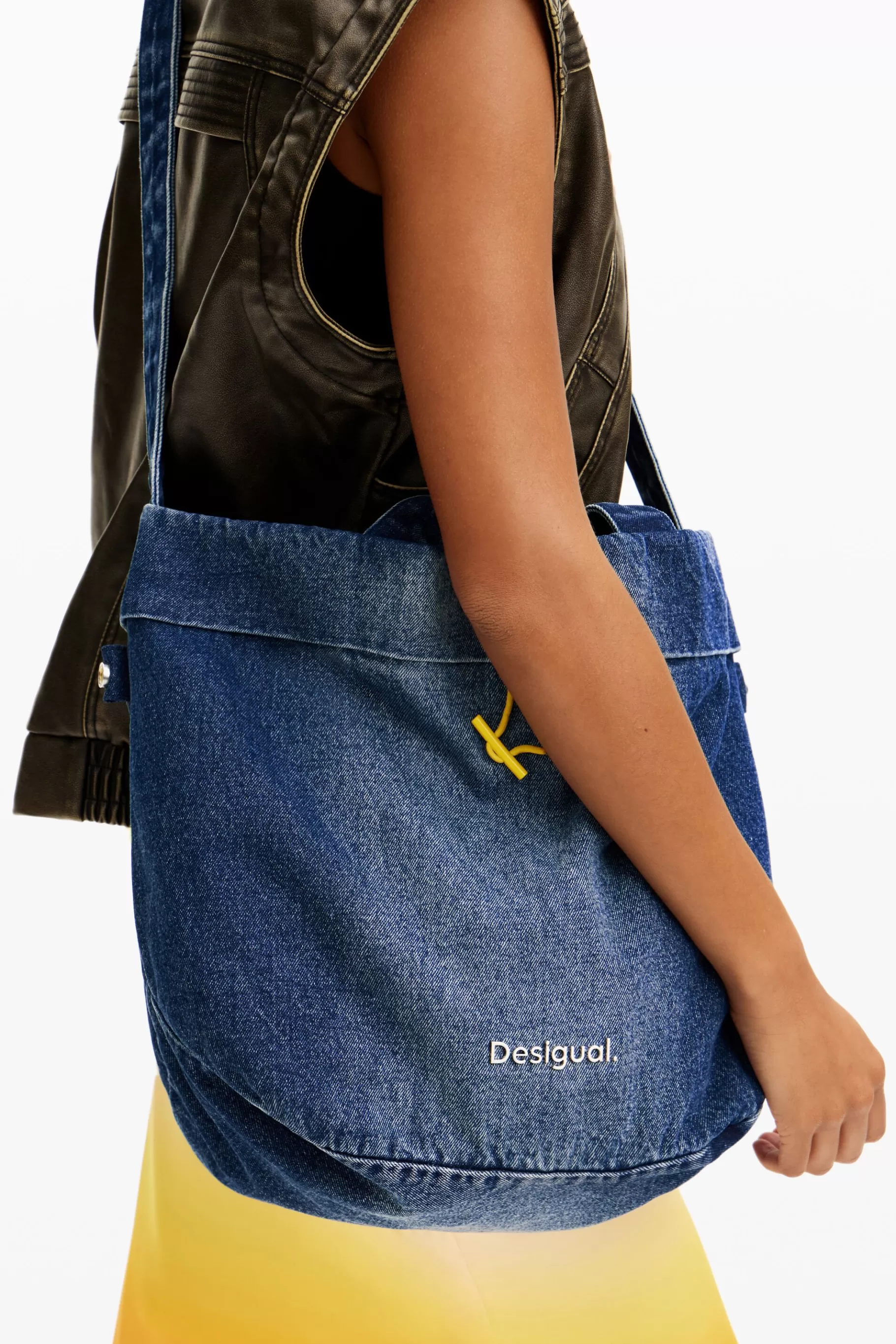 Desigual Bolso shopper L reversible denim*Mujer Bolsos | Bolsos Shopper
