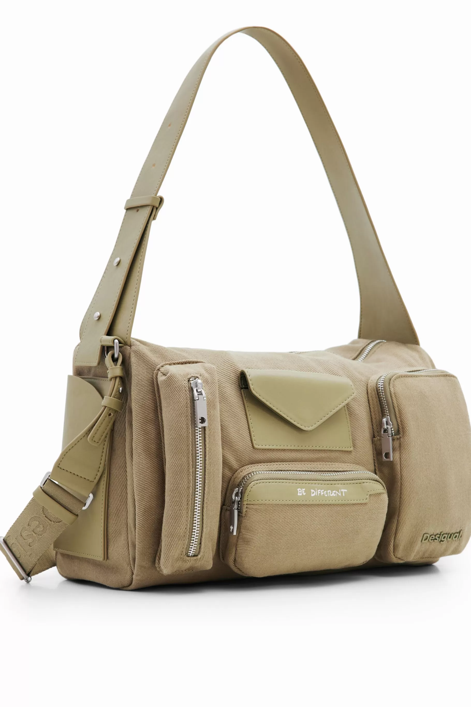 Desigual Bolso XL canvas bolsillos*Mujer Bolsos