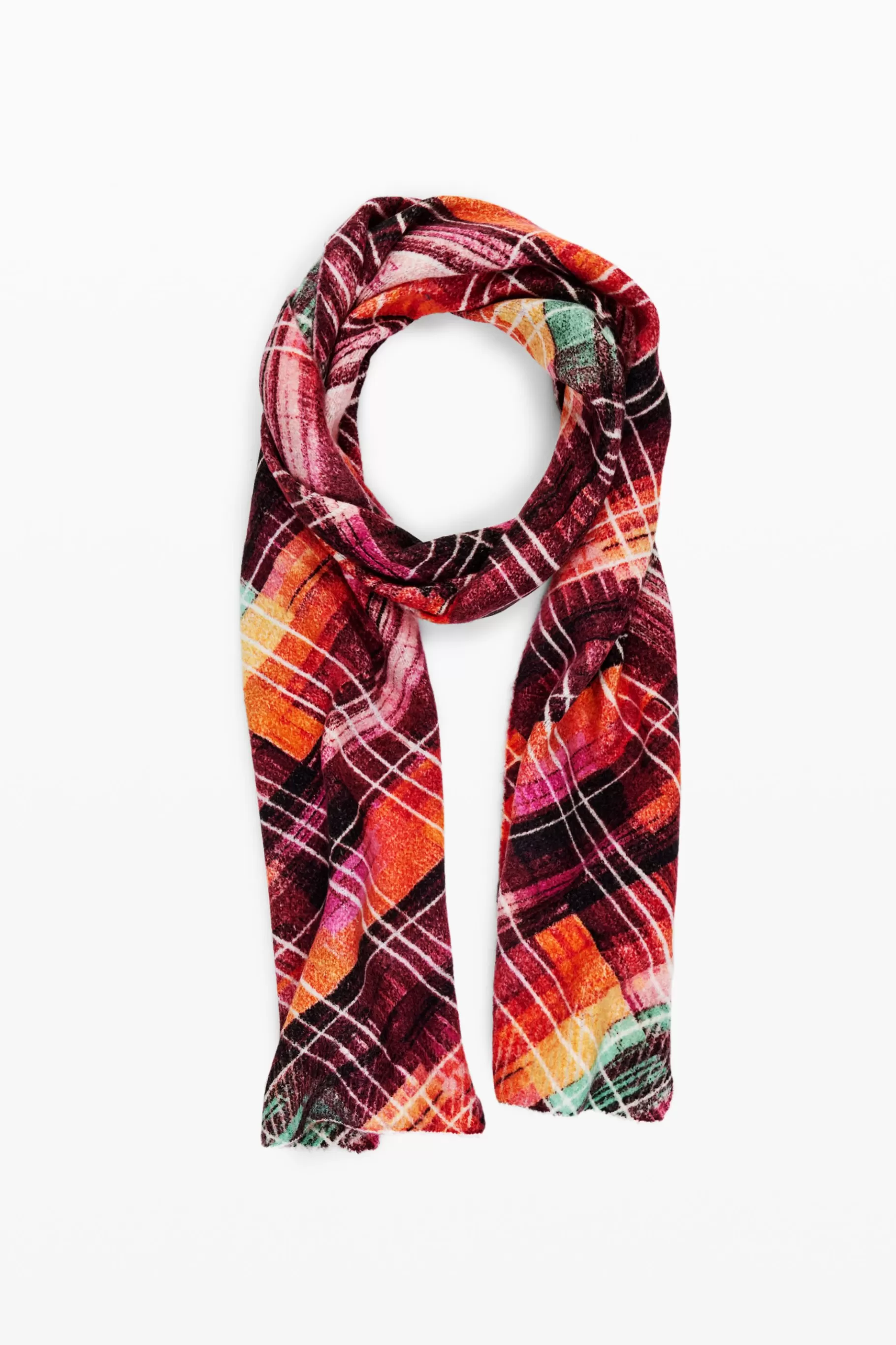 Desigual Bufanda flecos multicolor*Mujer Bufandas Y Pañuelos | Ropa De Punto