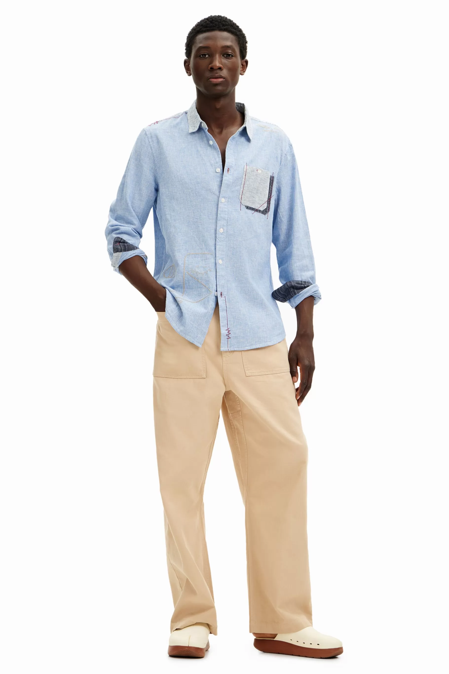 Desigual Camisa de manga larga grunge*Hombre Camisetas | Camisas