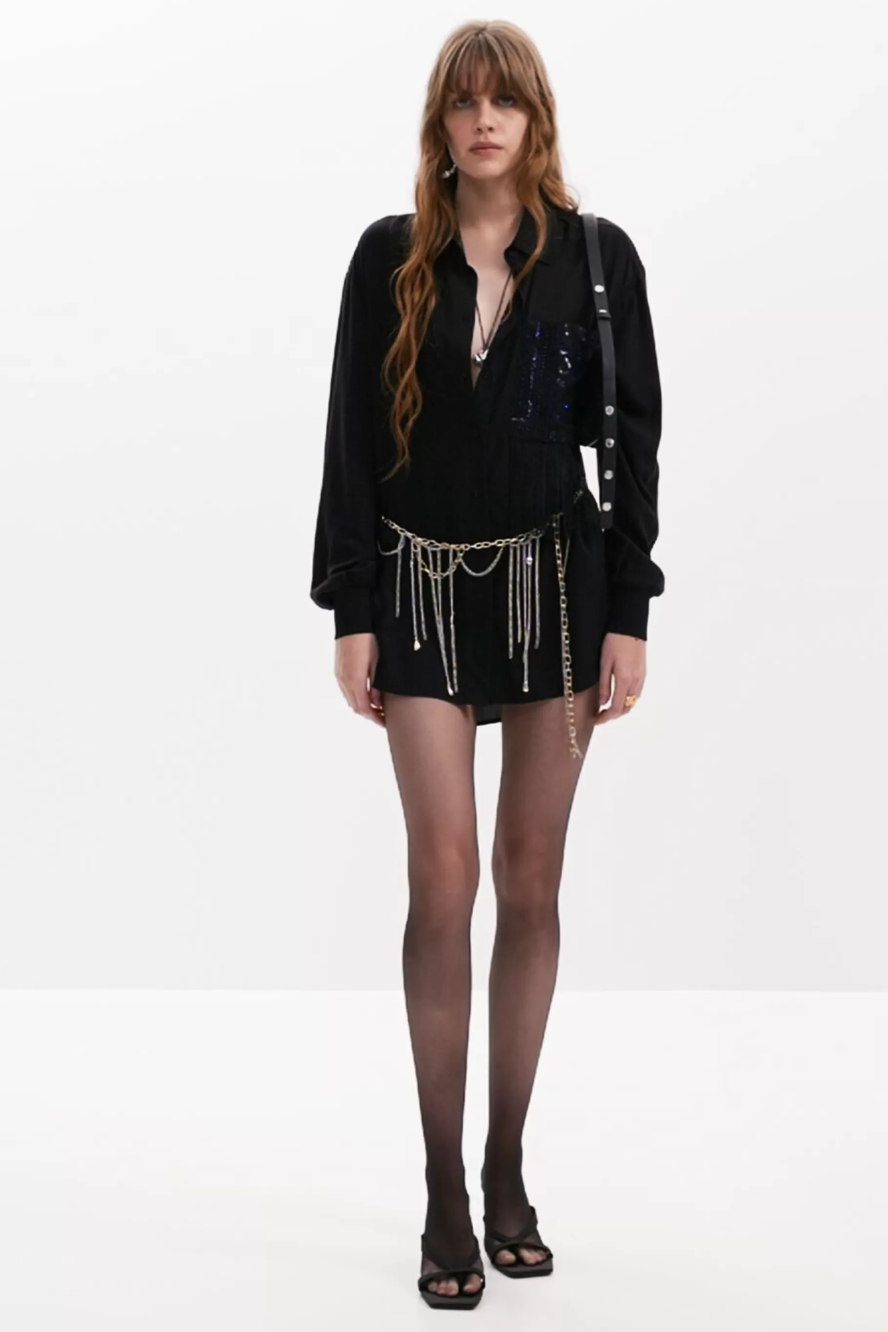 Desigual Camisa detallle bolsillo*Mujer Camisas Y Blusas
