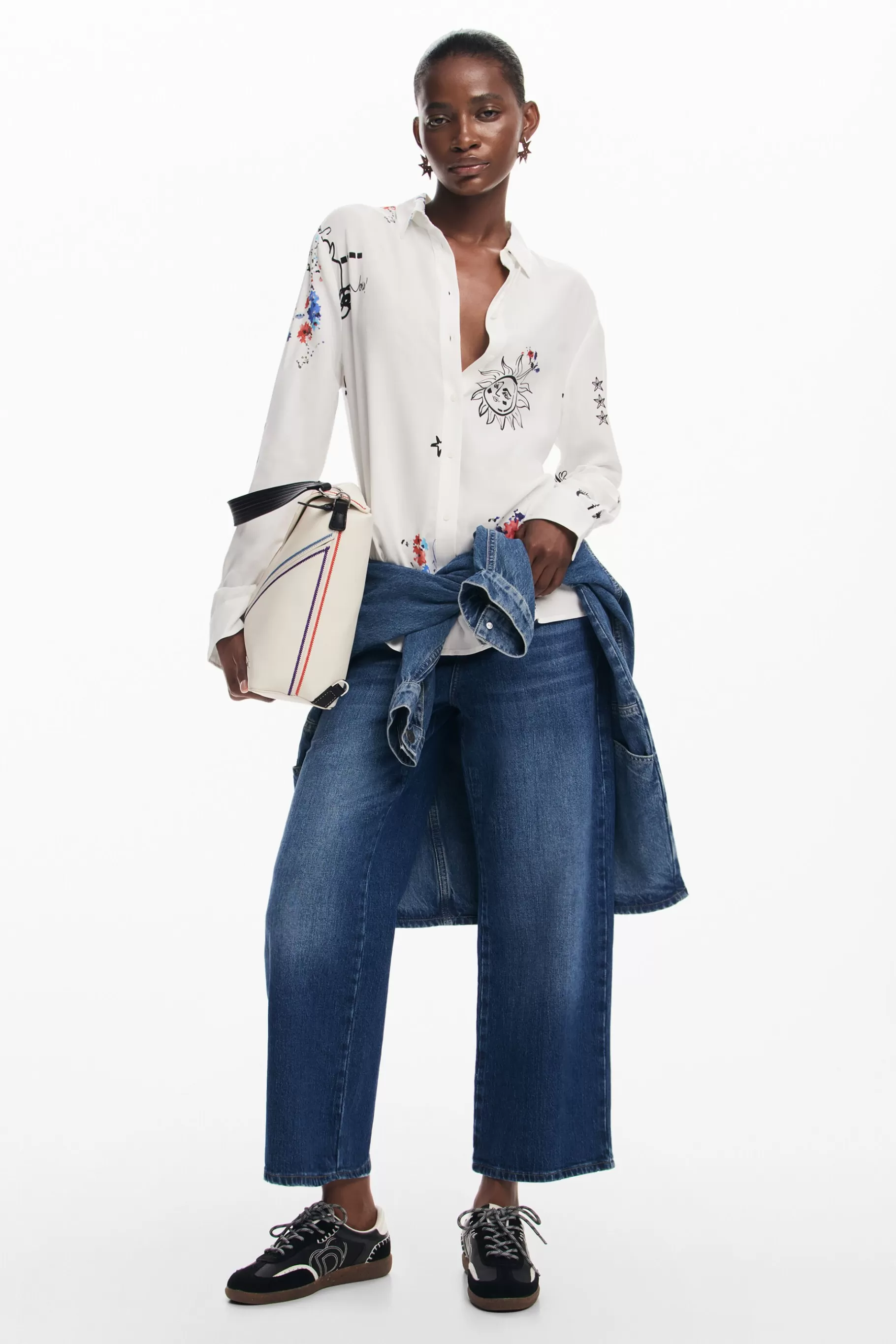 Desigual Camisa estampada*Mujer Camisas Y Blusas