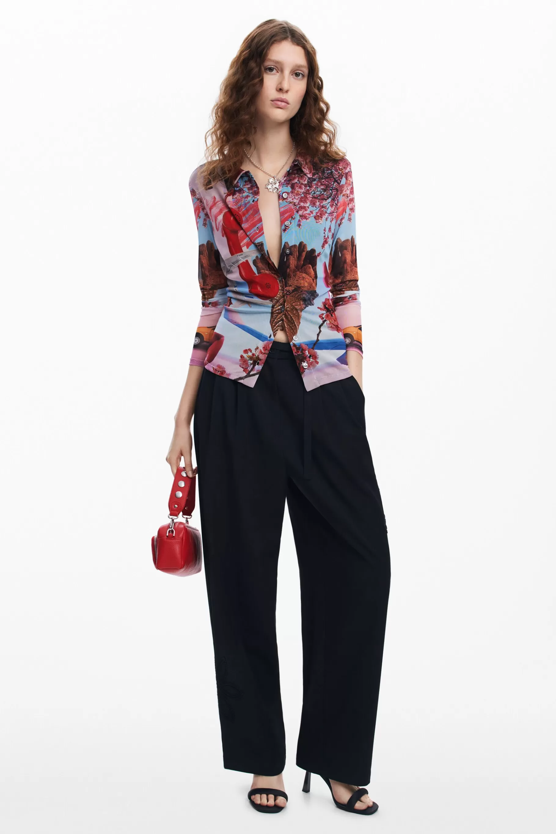 Desigual Camisa estampada M. Christian Lacroix*Mujer Camisas Y Blusas | Camisetas