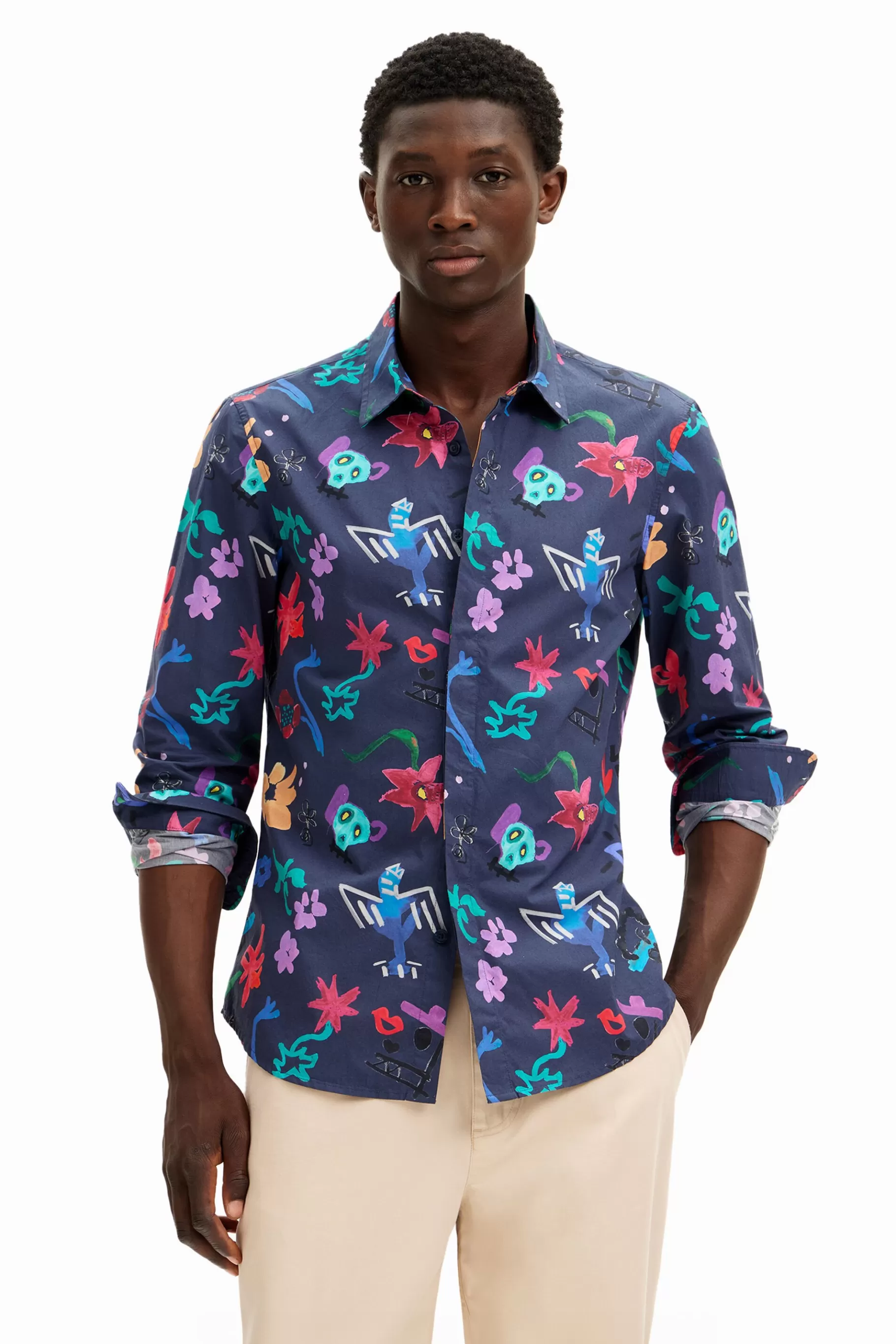 Desigual Camisa estampado floral*Hombre Camisetas | Camisas
