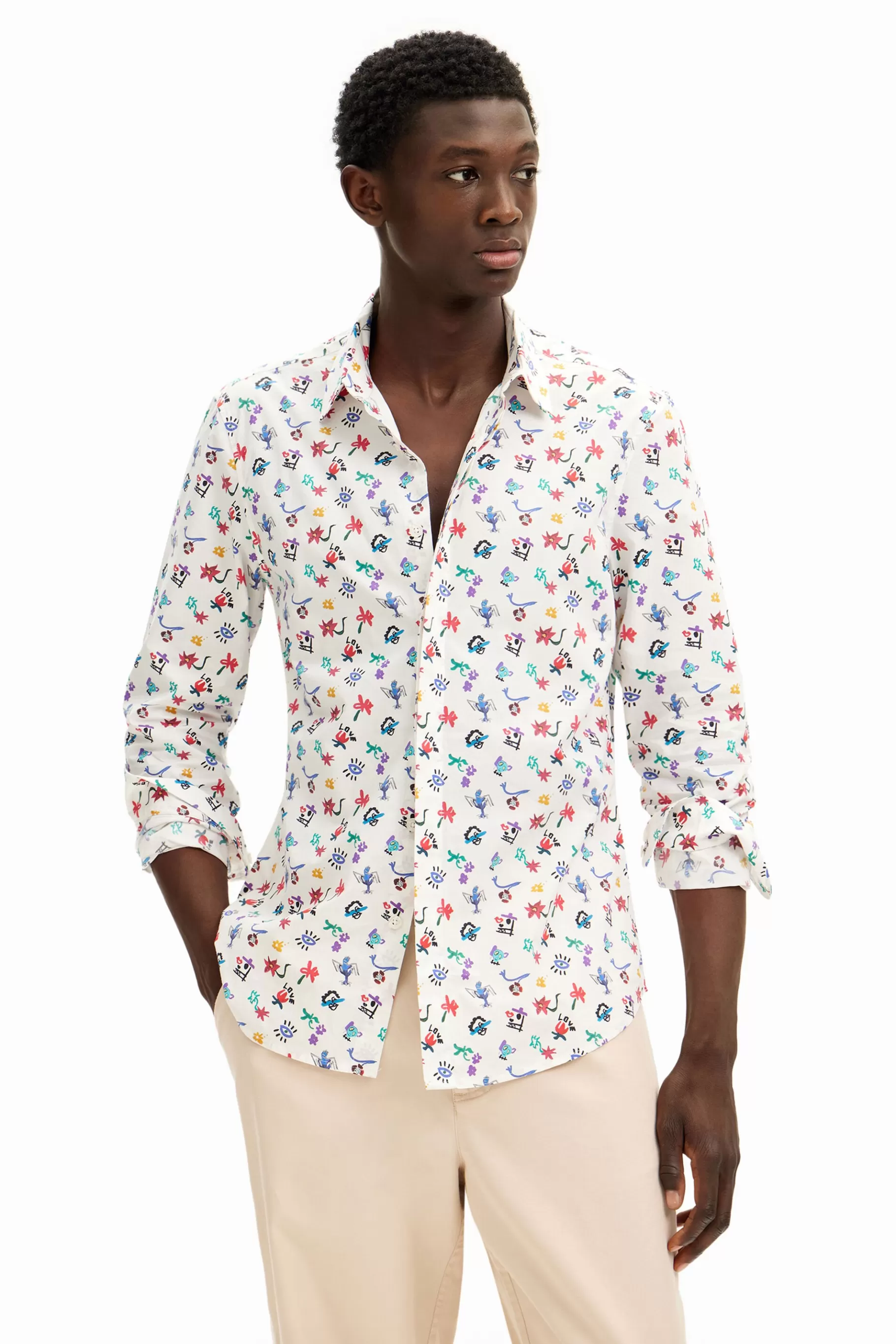 Desigual Camisa estampado floral*Hombre Camisetas | Camisas