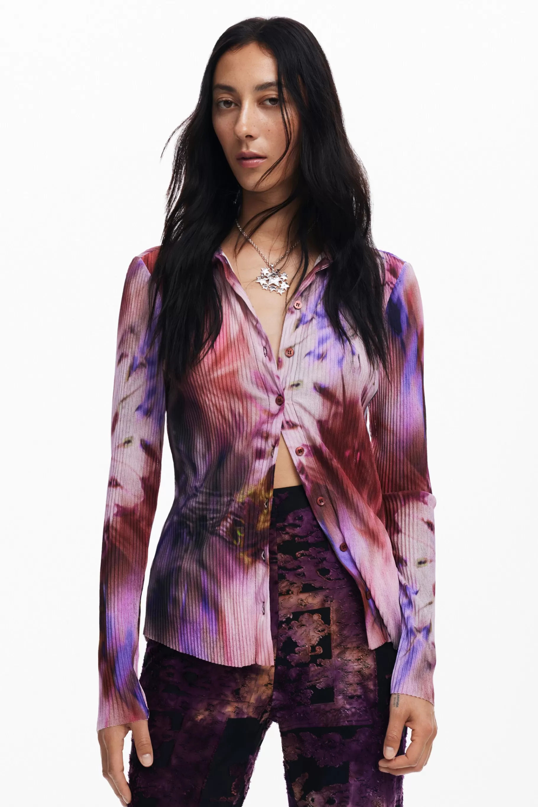Desigual Camisa estampado tie-dye*Mujer Camisas Y Blusas | Camisetas