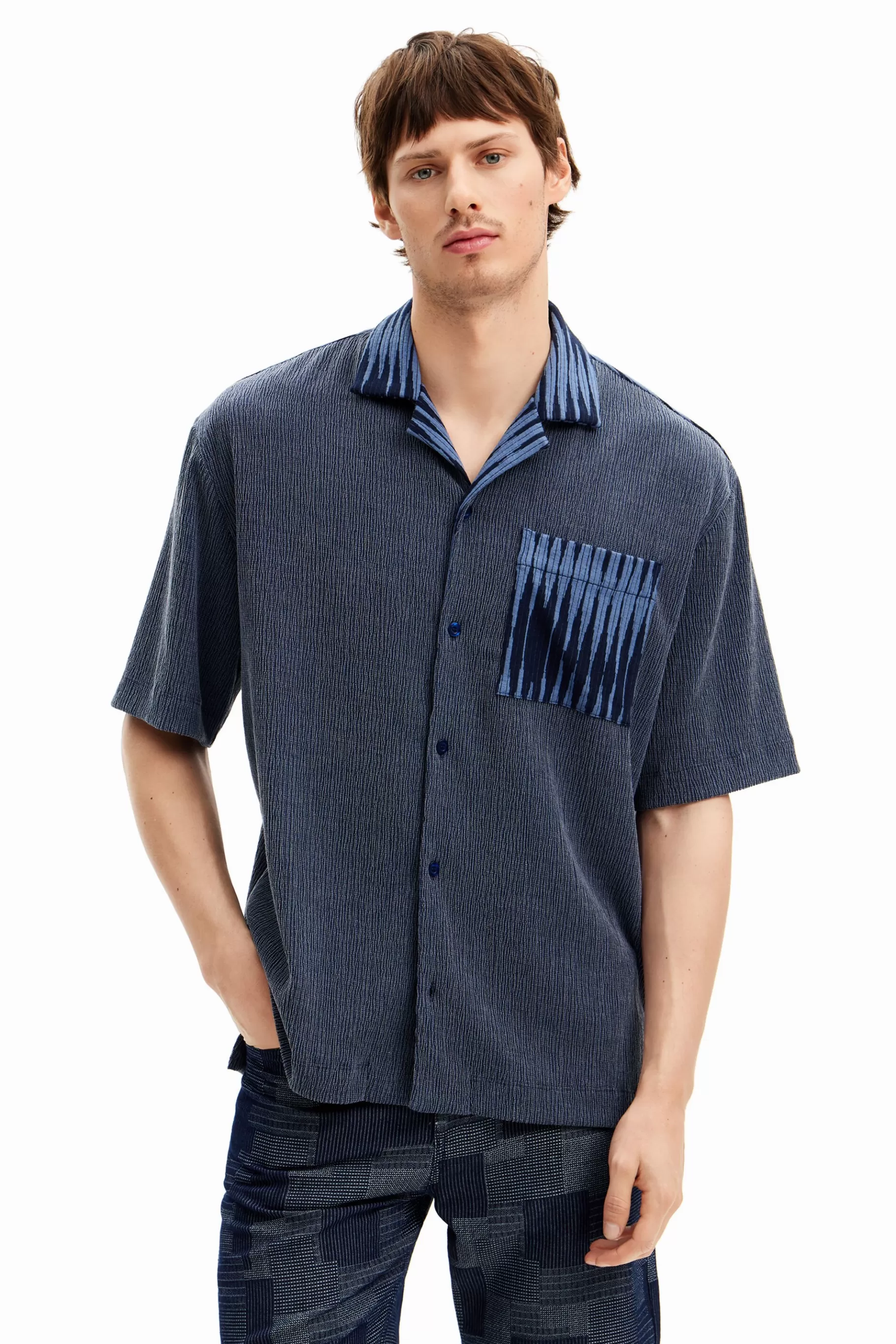 Desigual Camisa híbrida tejido*Hombre Camisetas | Camisas