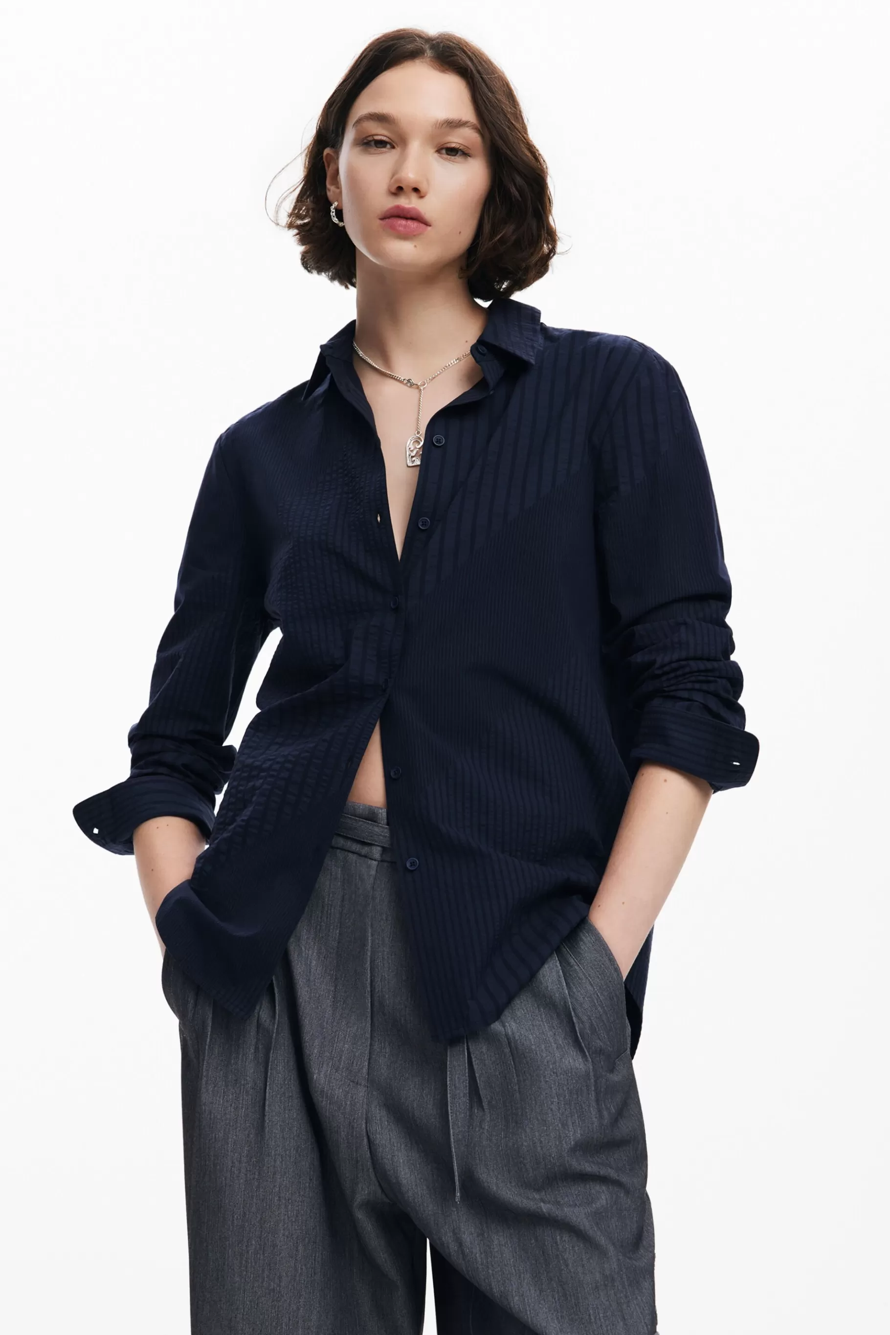 Desigual Camisa lisa*Mujer Camisas Y Blusas