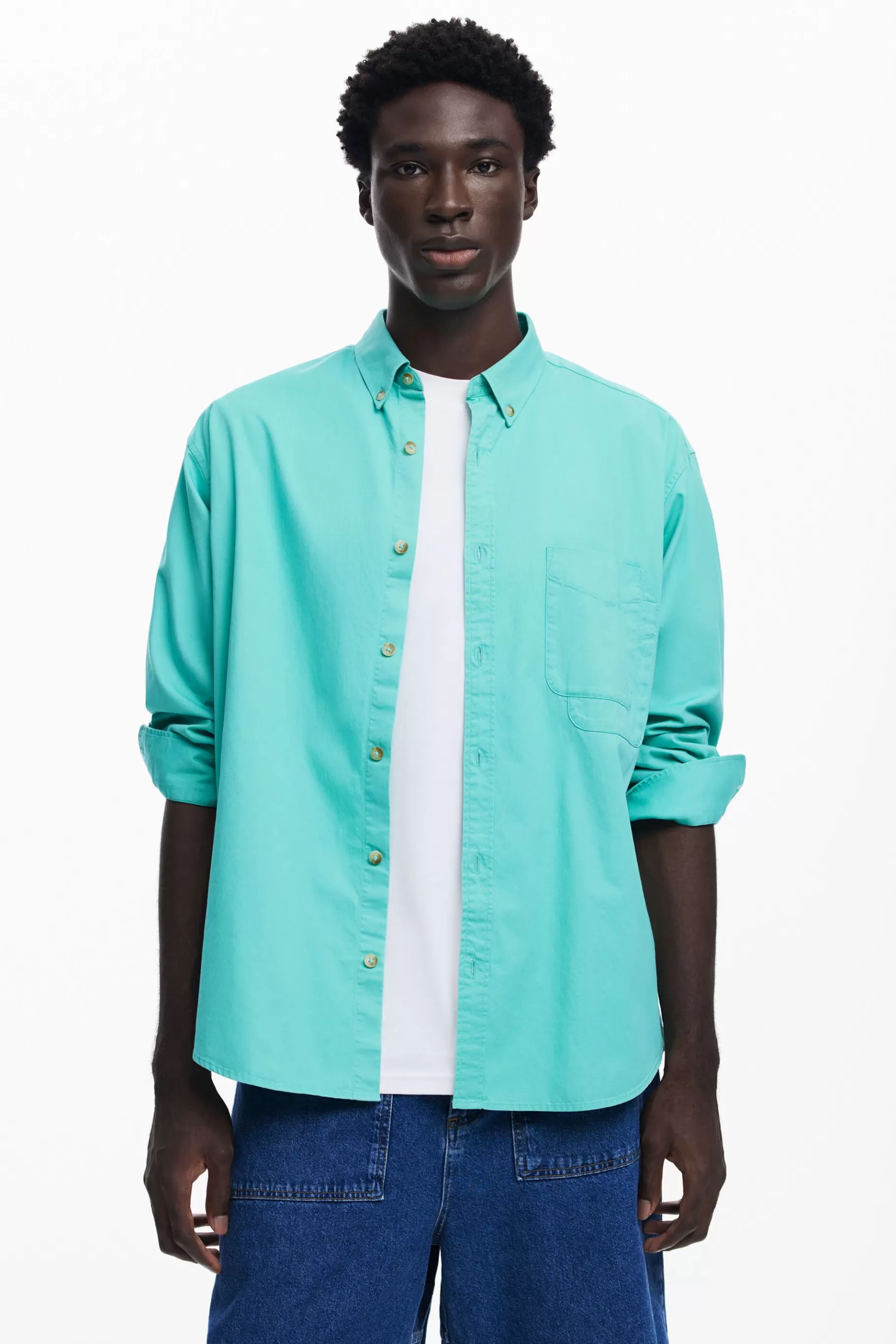 Desigual Camisa manga larga algodón*Hombre Camisetas | Camisas