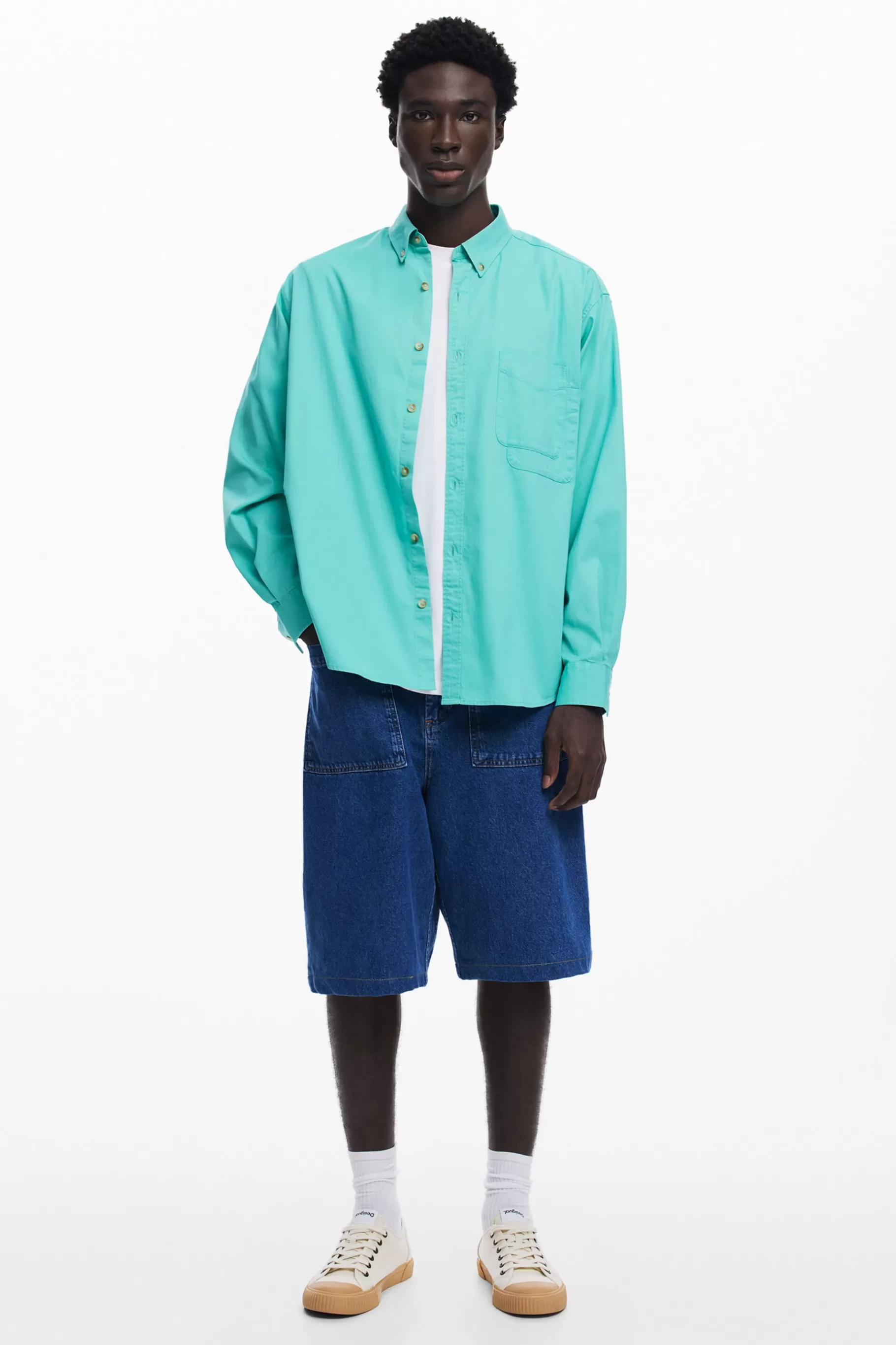 Desigual Camisa manga larga algodón*Hombre Camisetas | Camisas