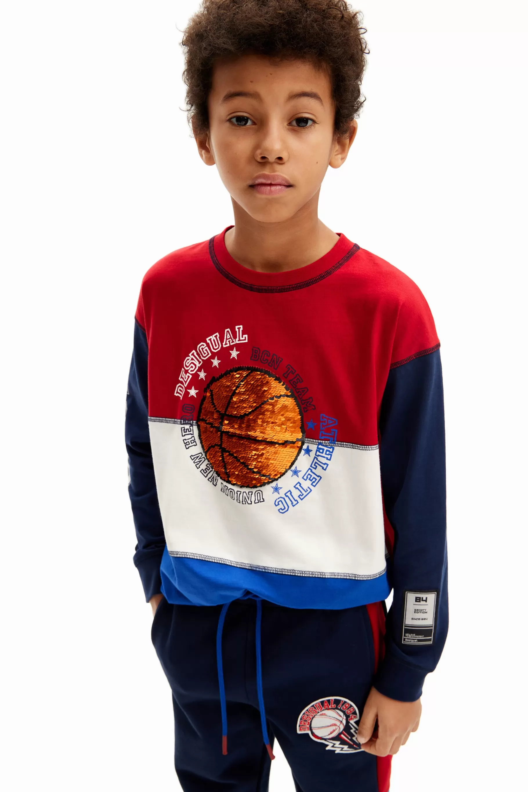 Desigual Camiseta baloncesto tricolor* Camisetas Y Camisas