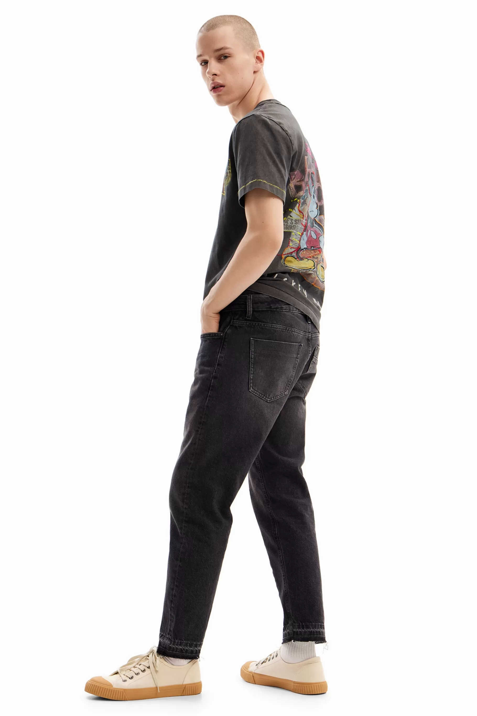 Desigual Camiseta dibujo Mickey Mouse*Hombre Camisetas