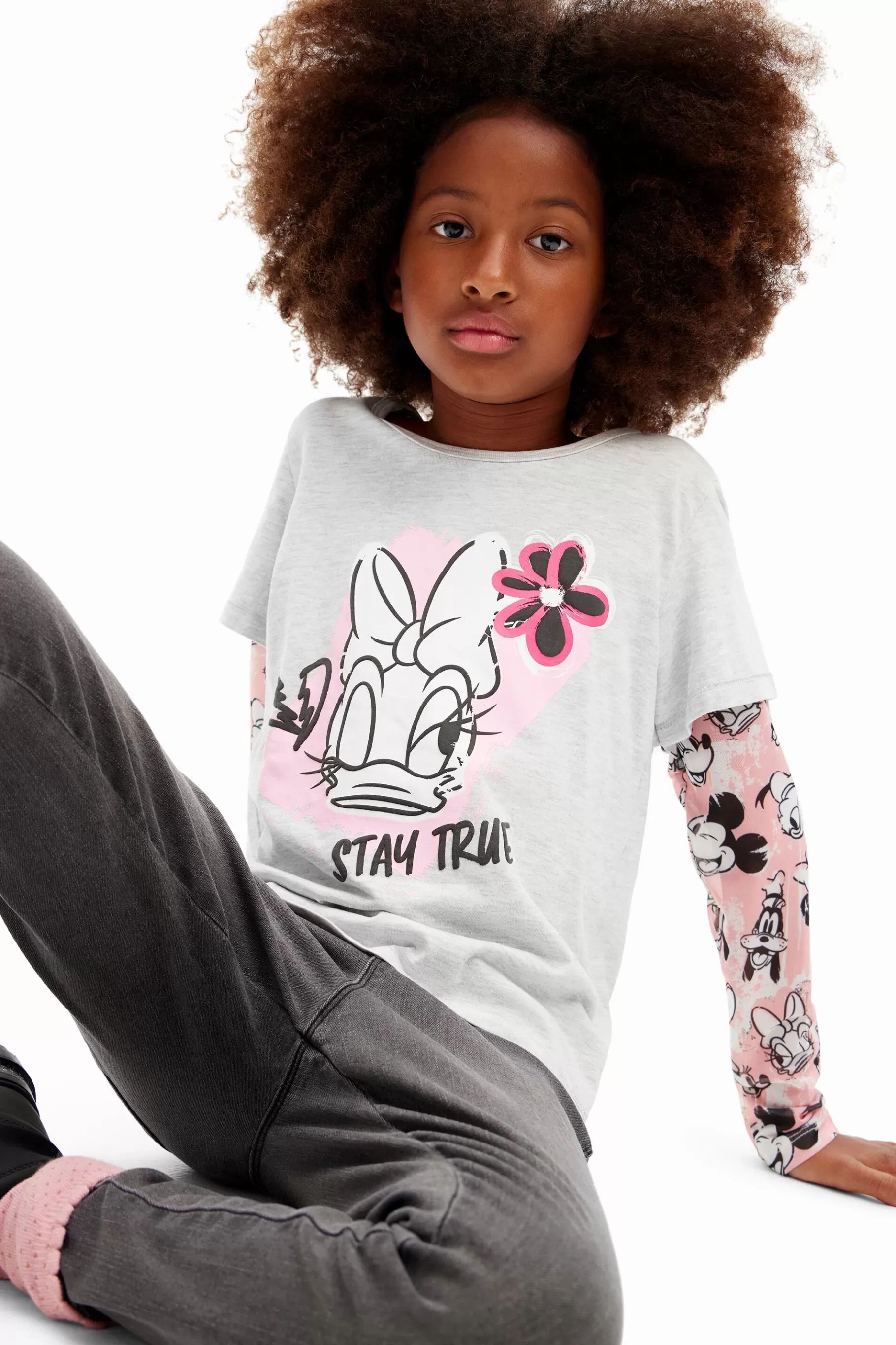 Desigual Camiseta doble manga Daisy* Camisetas Y Camisas