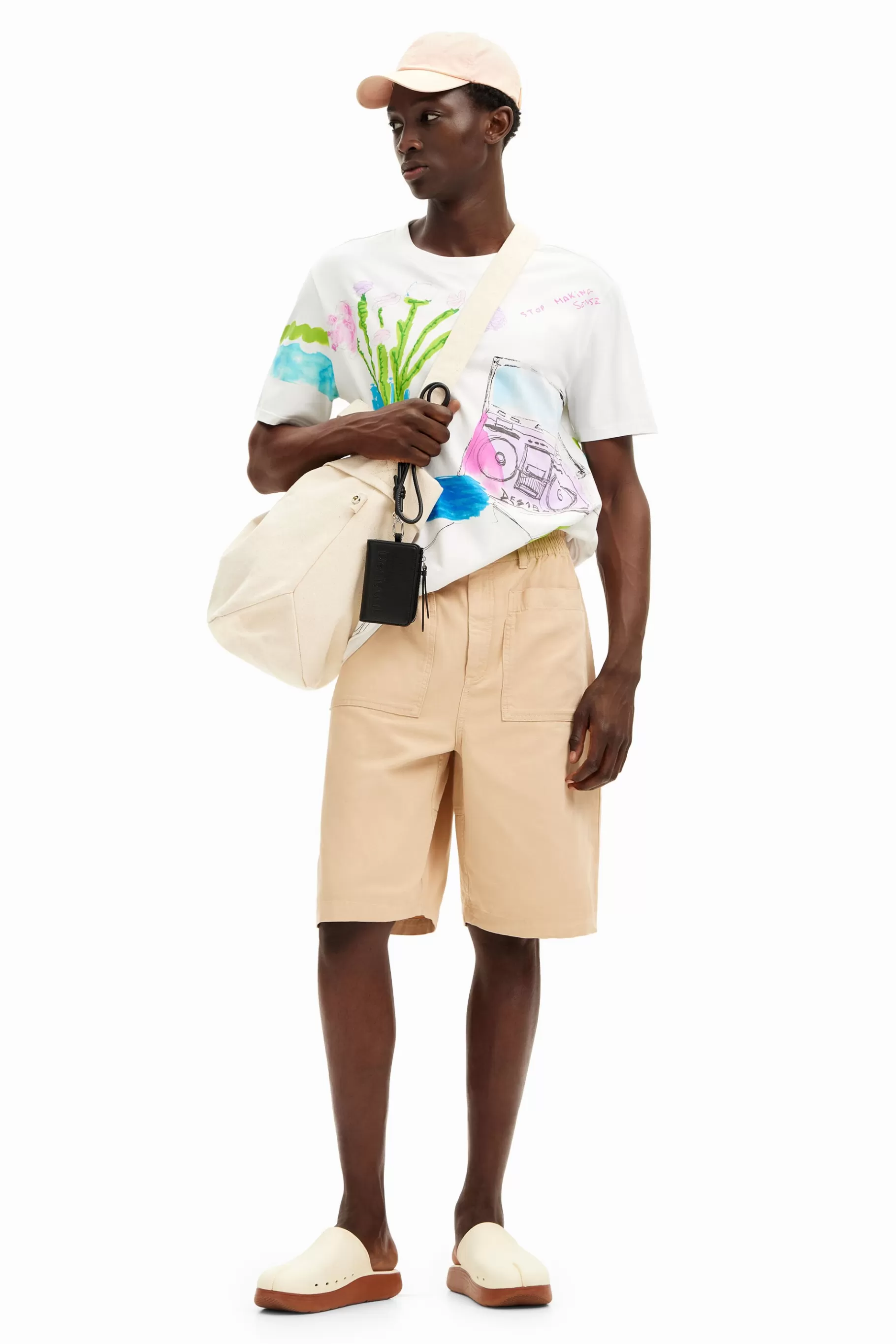 Desigual Camiseta estampado dibujos*Hombre Camisetas