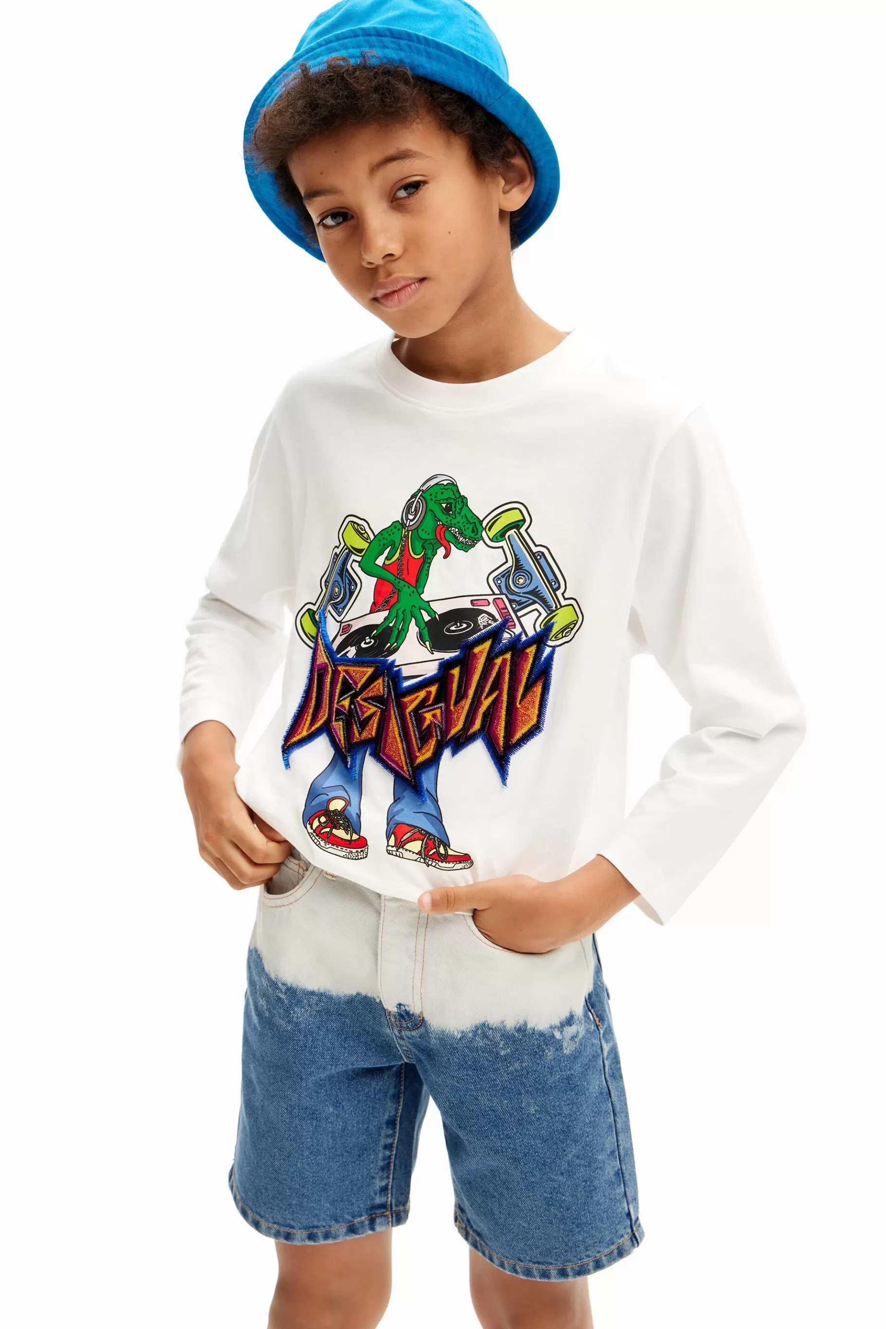 Desigual Camiseta estampado dinosaurio* Camisetas Y Camisas