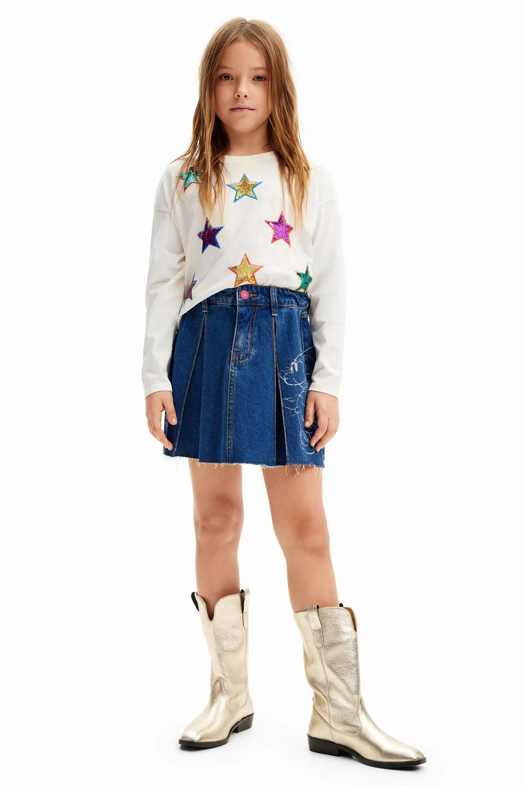 Desigual Camiseta estampado estrellas* Camisetas Y Camisas