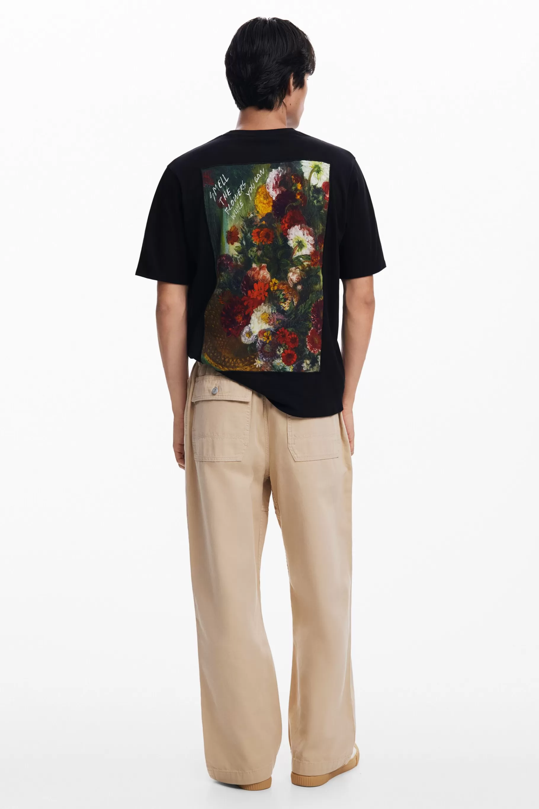 Desigual Camiseta estampado flores*Hombre Camisetas