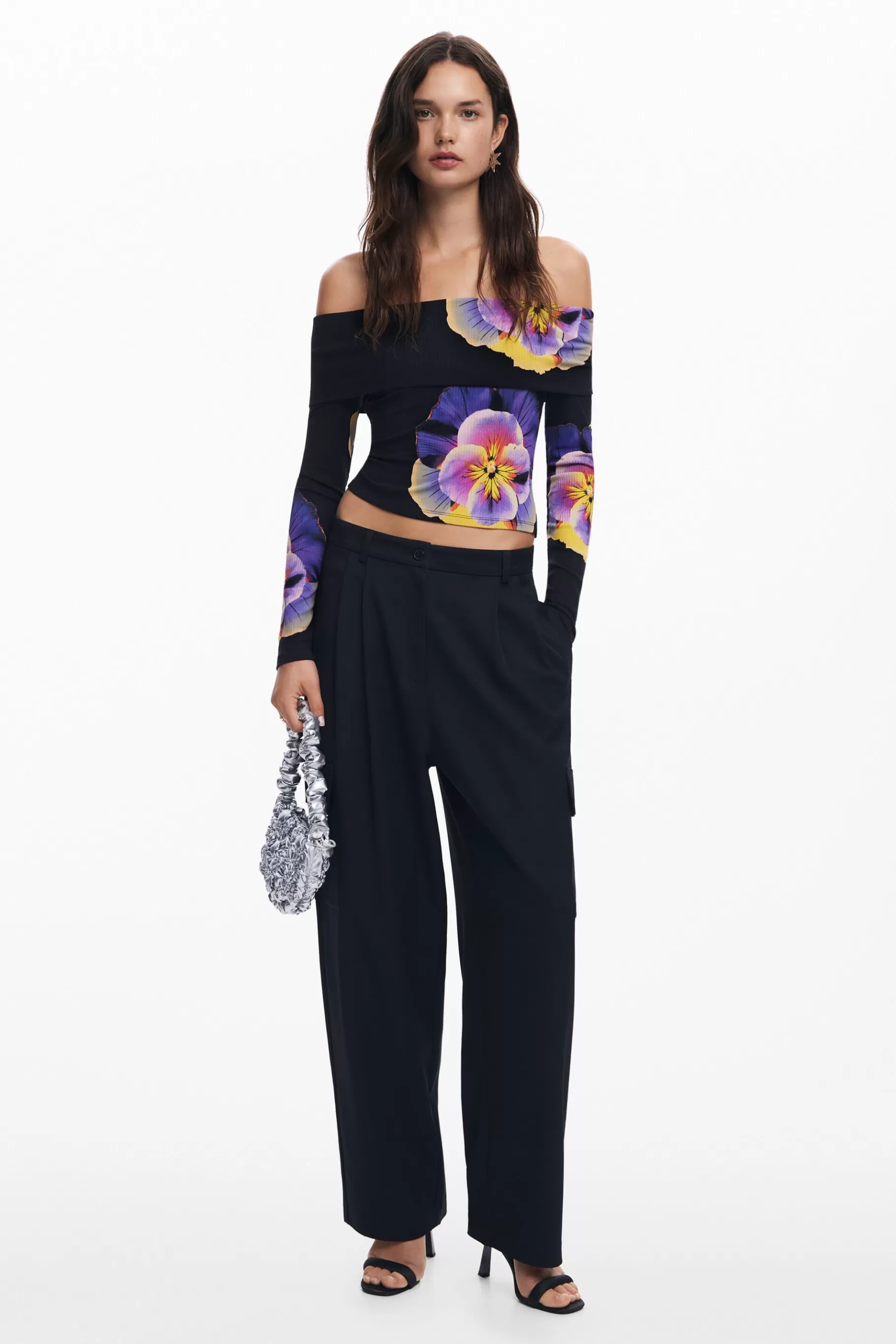Desigual Camiseta estampado flores M. Christian Lacroix*Mujer Ropa De Punto | Camisas Y Blusas