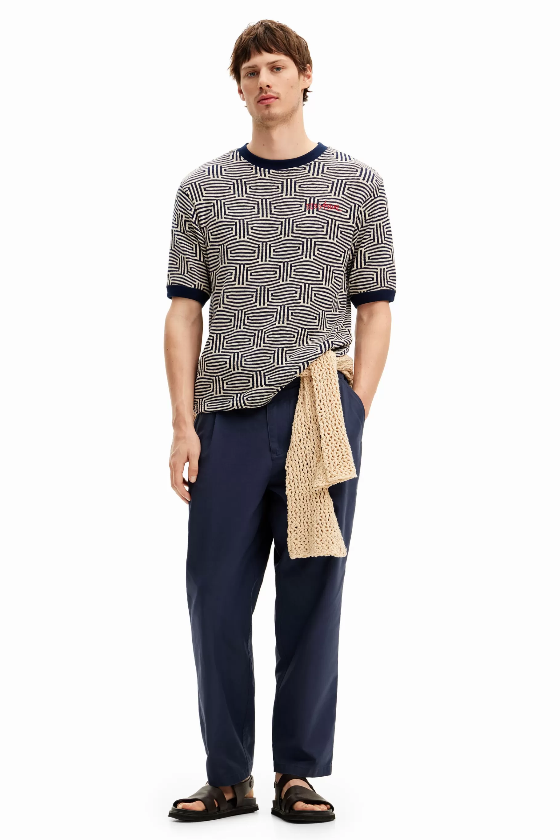 Desigual Camiseta estampado geométrico*Hombre Camisetas