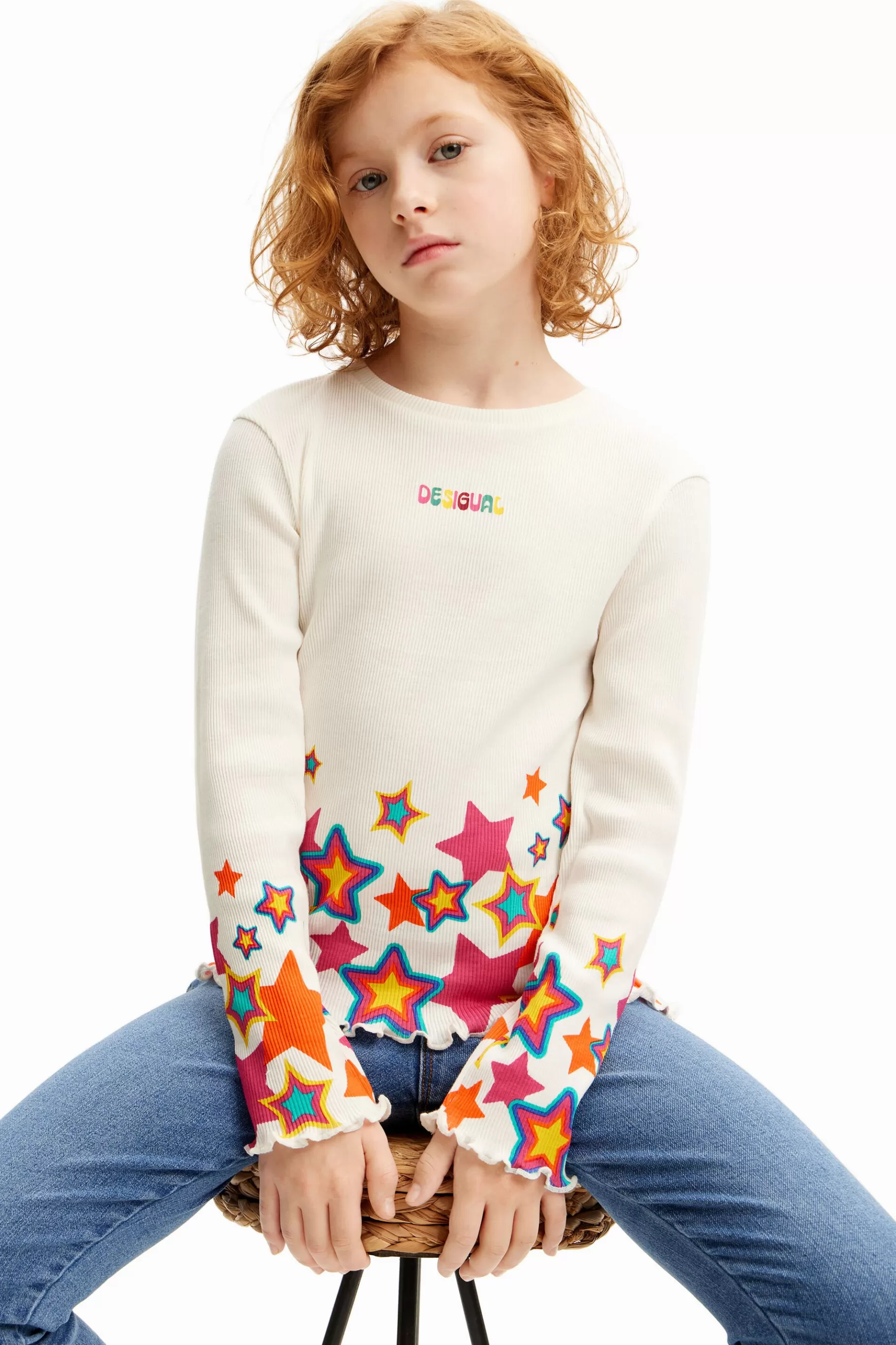 Desigual Camiseta estrellas colores* Camisetas Y Camisas