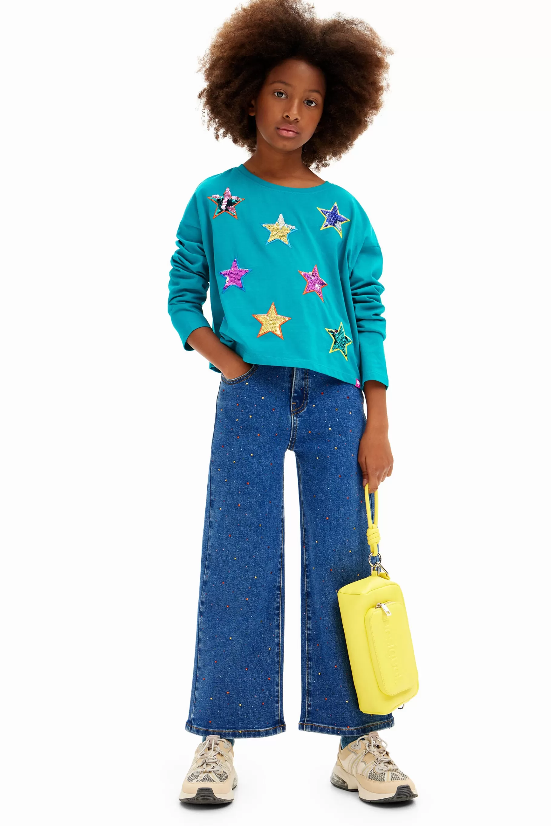 Desigual Camiseta estrellas de colores* Camisetas Y Camisas