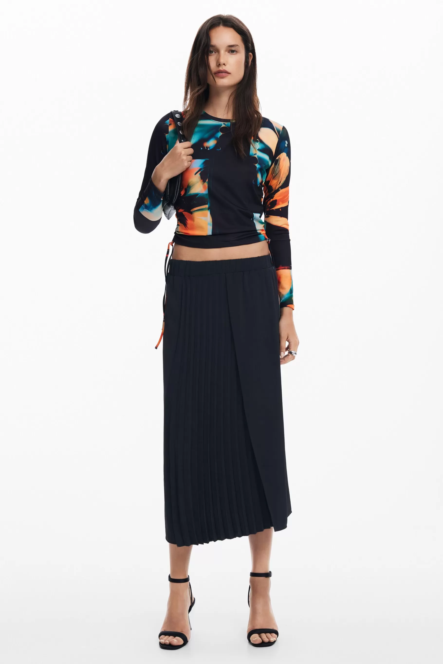 Desigual Camiseta flores*Mujer Camisas Y Blusas | Camisetas