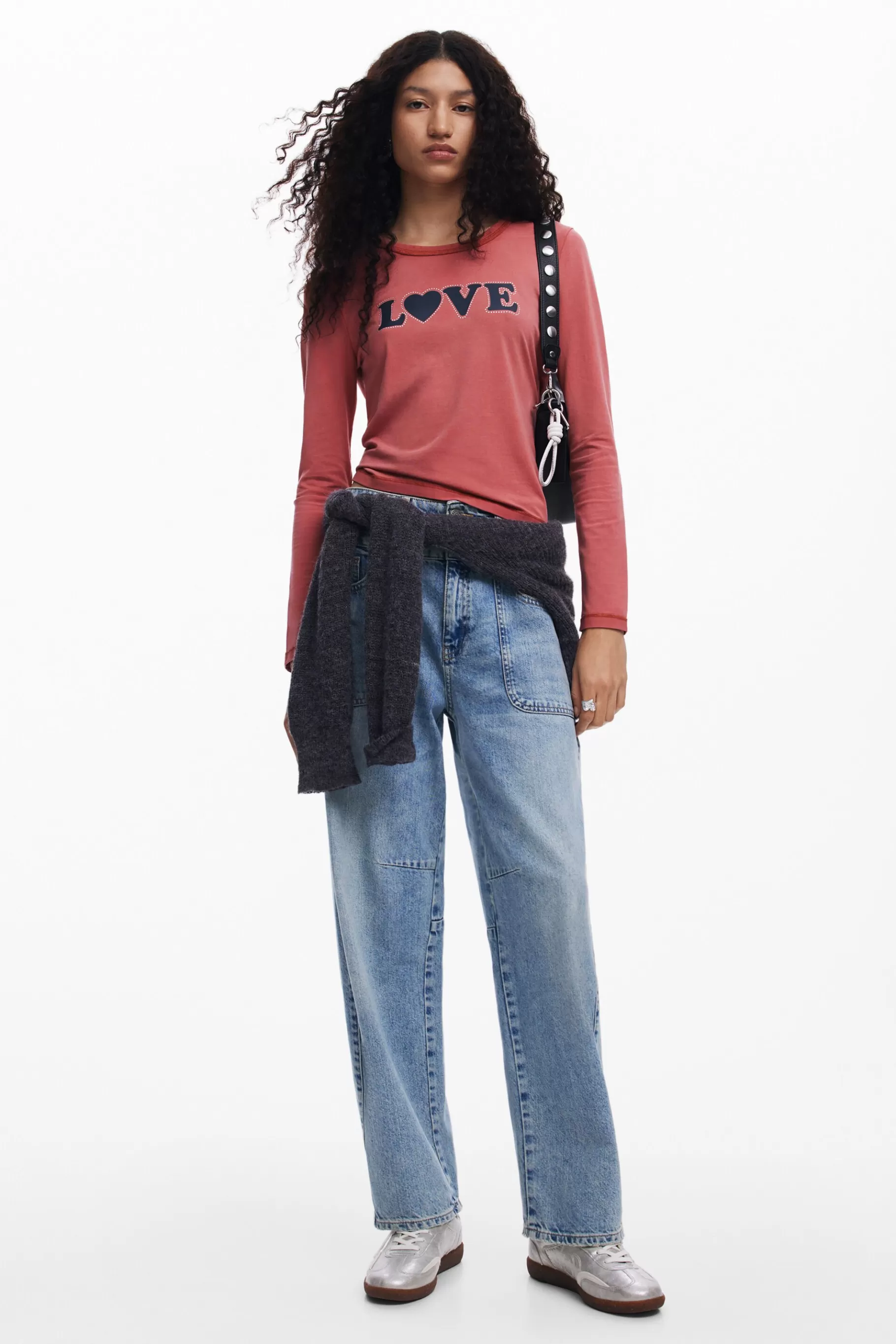 Desigual Camiseta I Love *Mujer Camisas Y Blusas | Camisetas