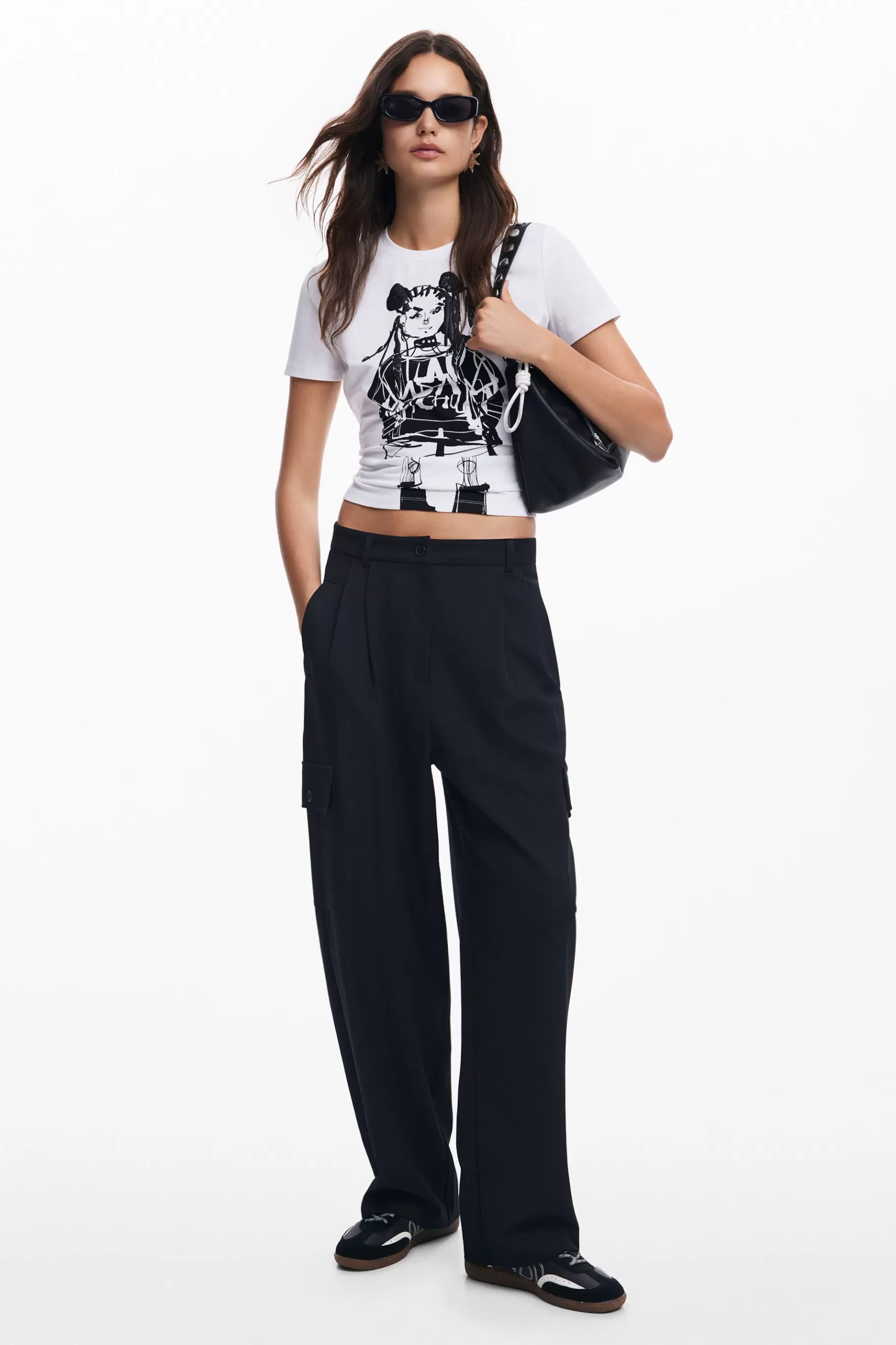 Desigual Camiseta ilustración M. Christian Lacroix*Mujer Camisas Y Blusas | Camisetas