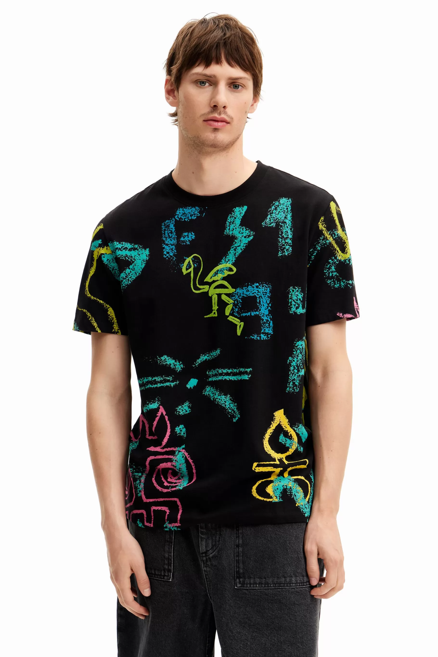 Desigual Camiseta ilustraciones*Hombre Camisetas