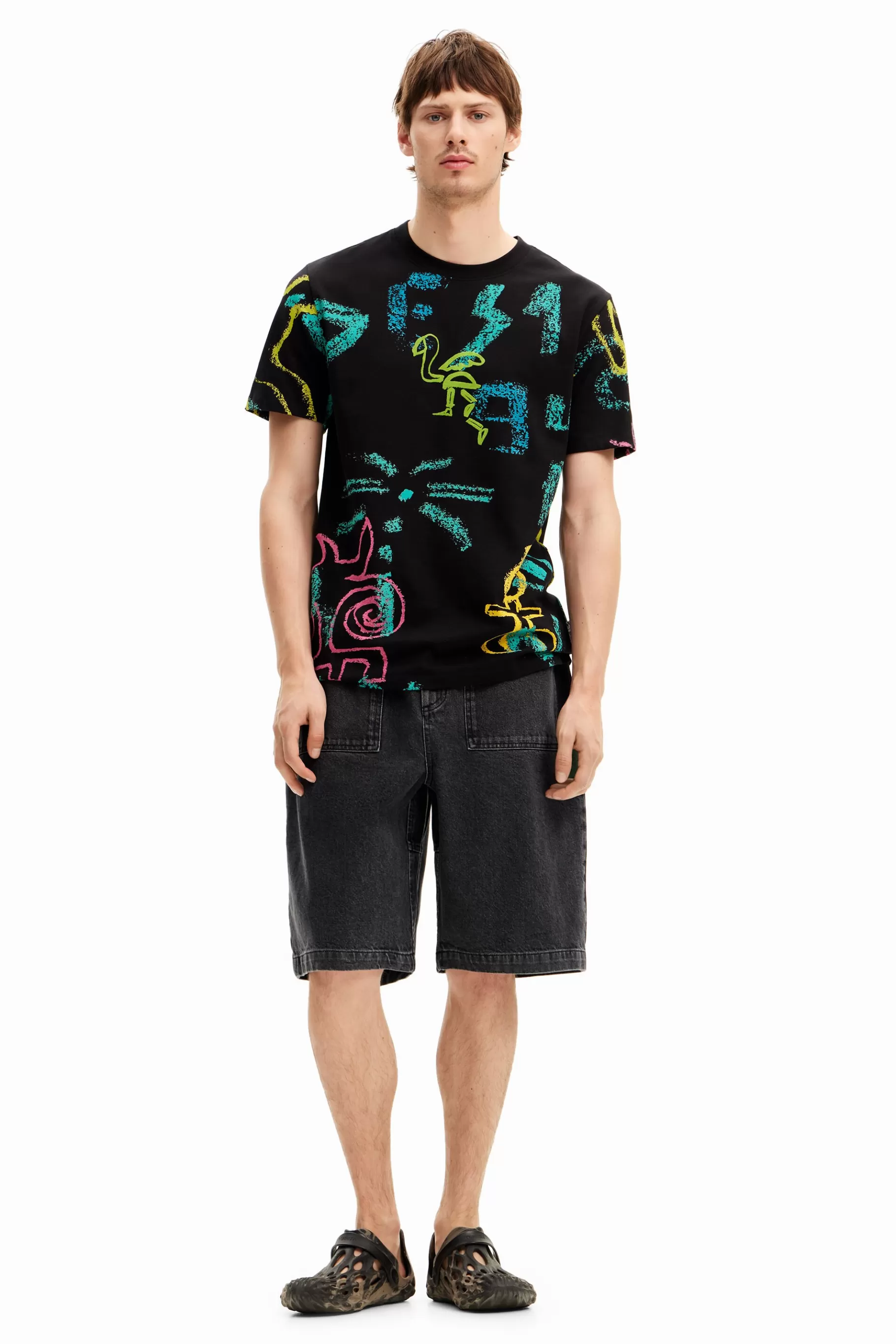 Desigual Camiseta ilustraciones*Hombre Camisetas